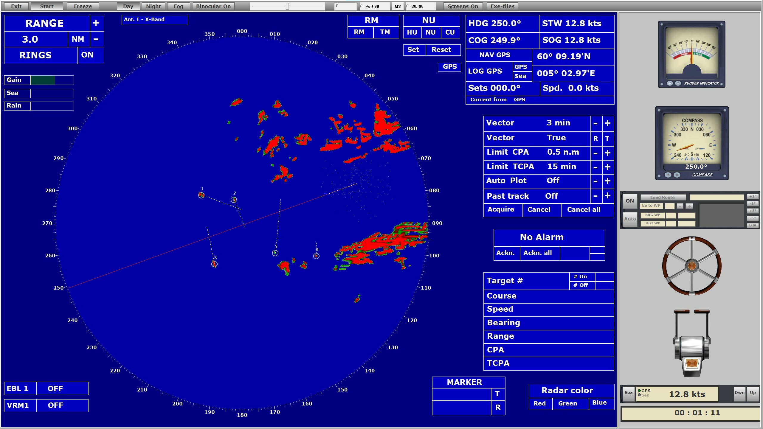 Arpa Radar Simulator screenshot 5