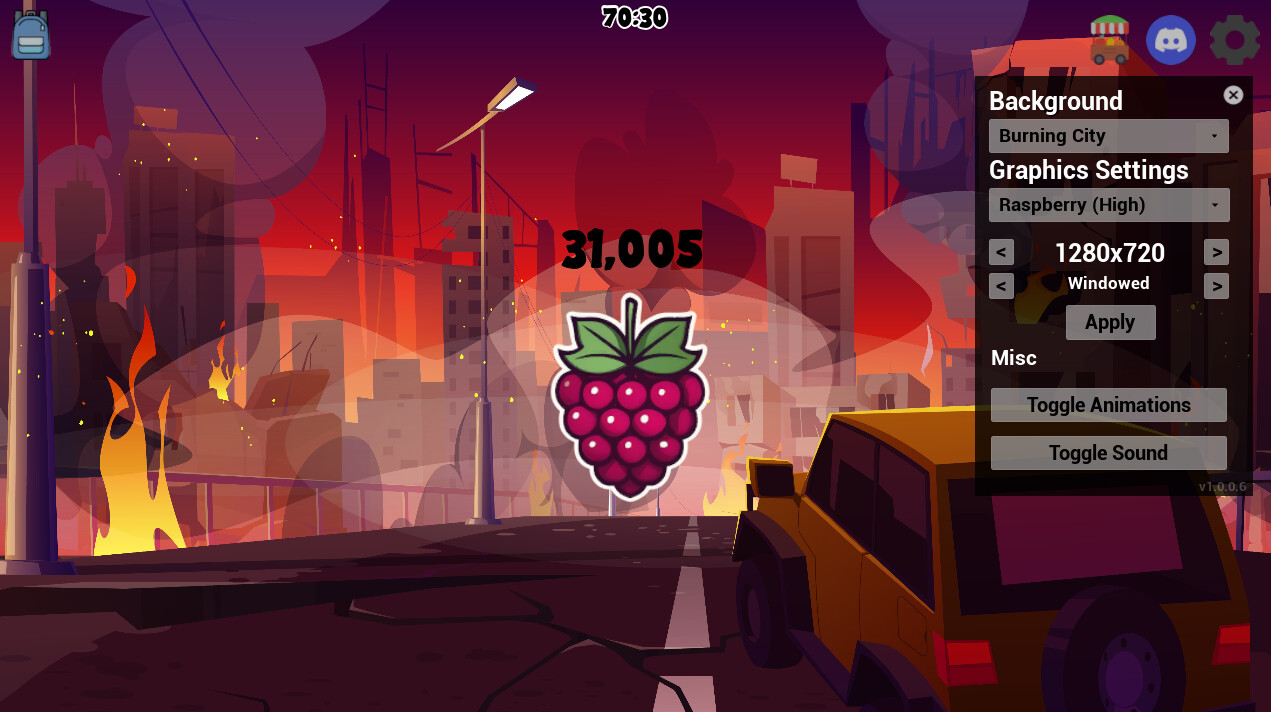 Raspberry screenshot 2