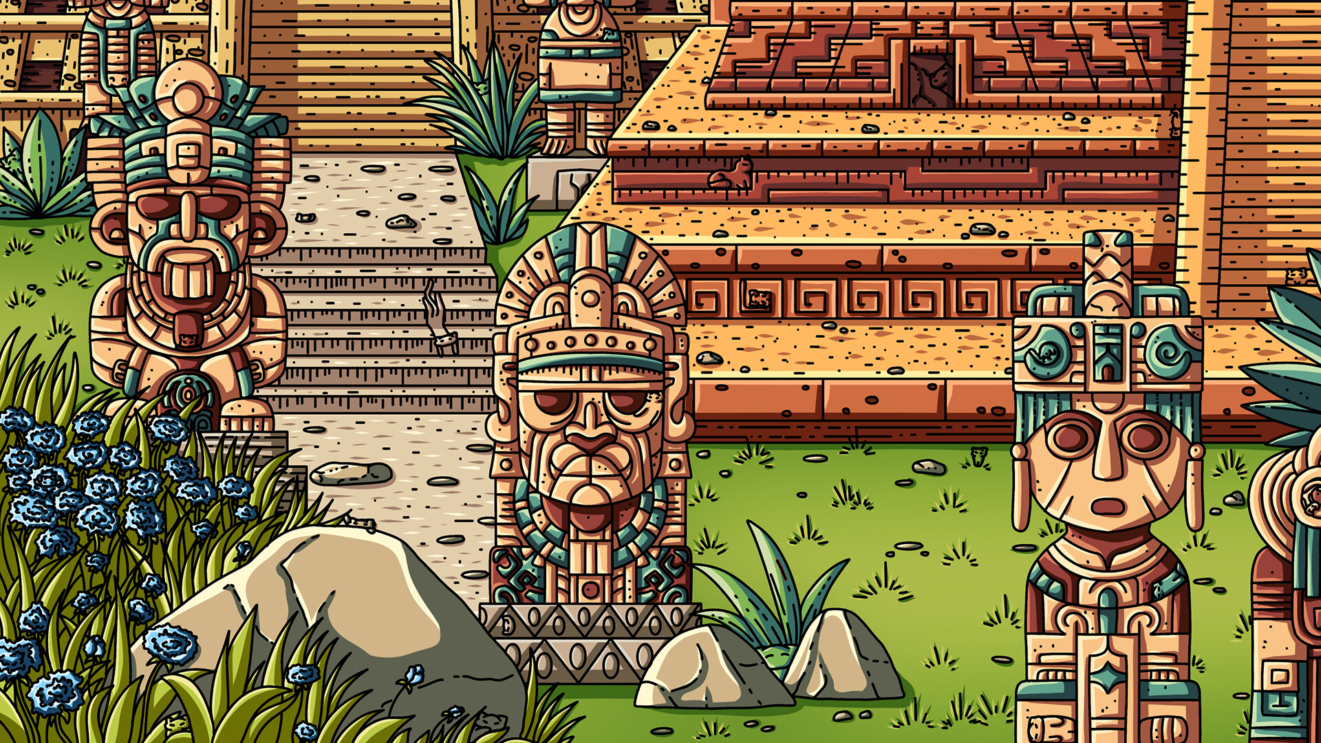 100 Aztec Cats screenshot 7