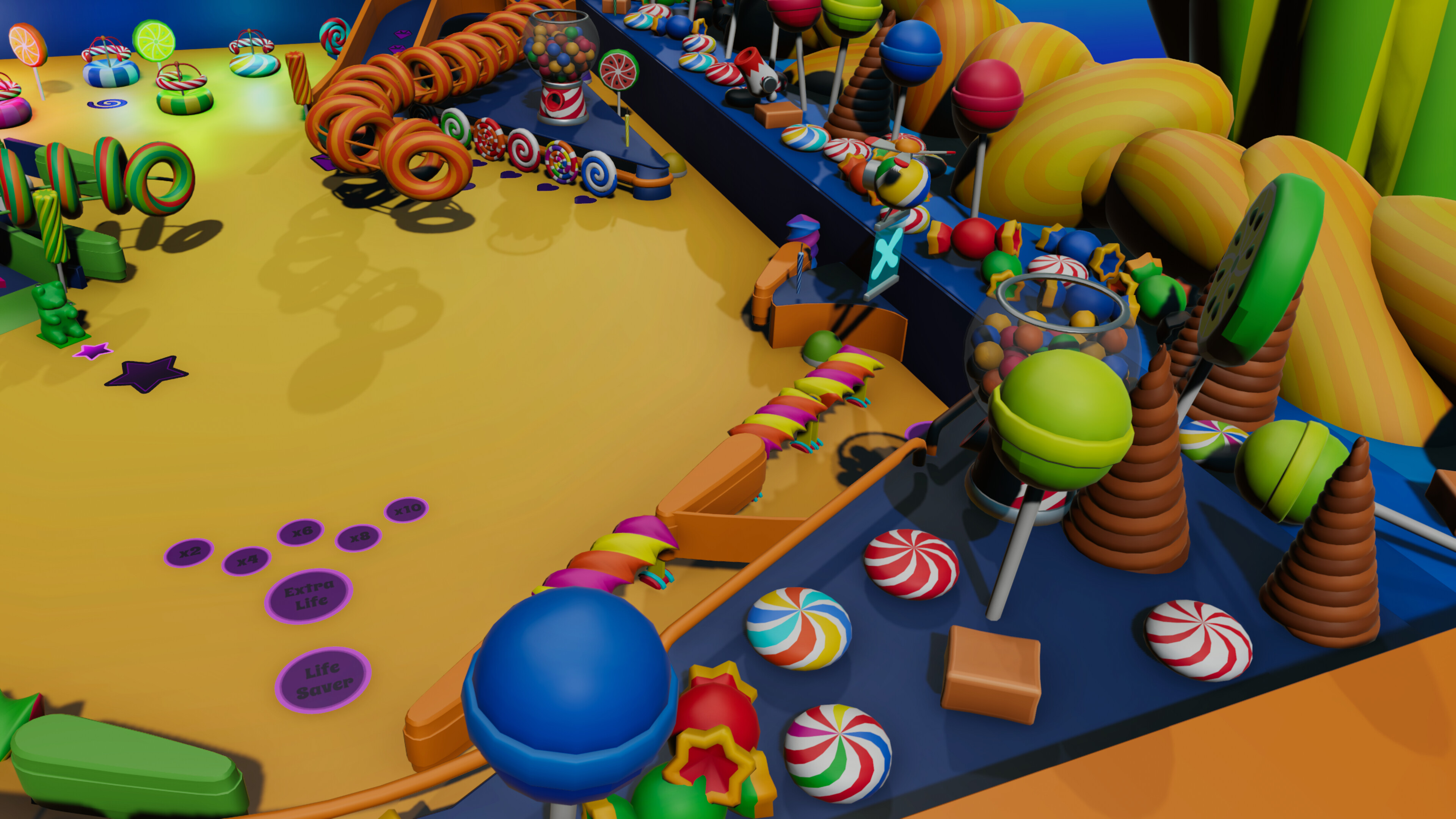 Roxy Raccoon's Pinball Panic - Candycopia screenshot 4