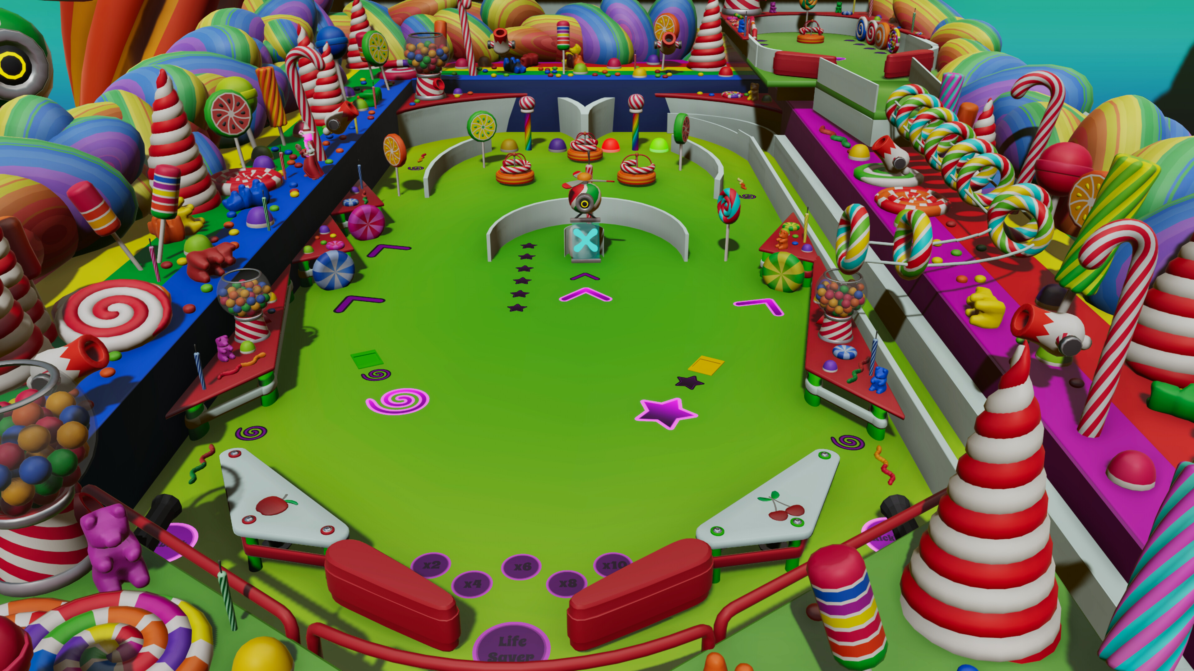 Roxy Raccoon's Pinball Panic - Candycopia screenshot 11