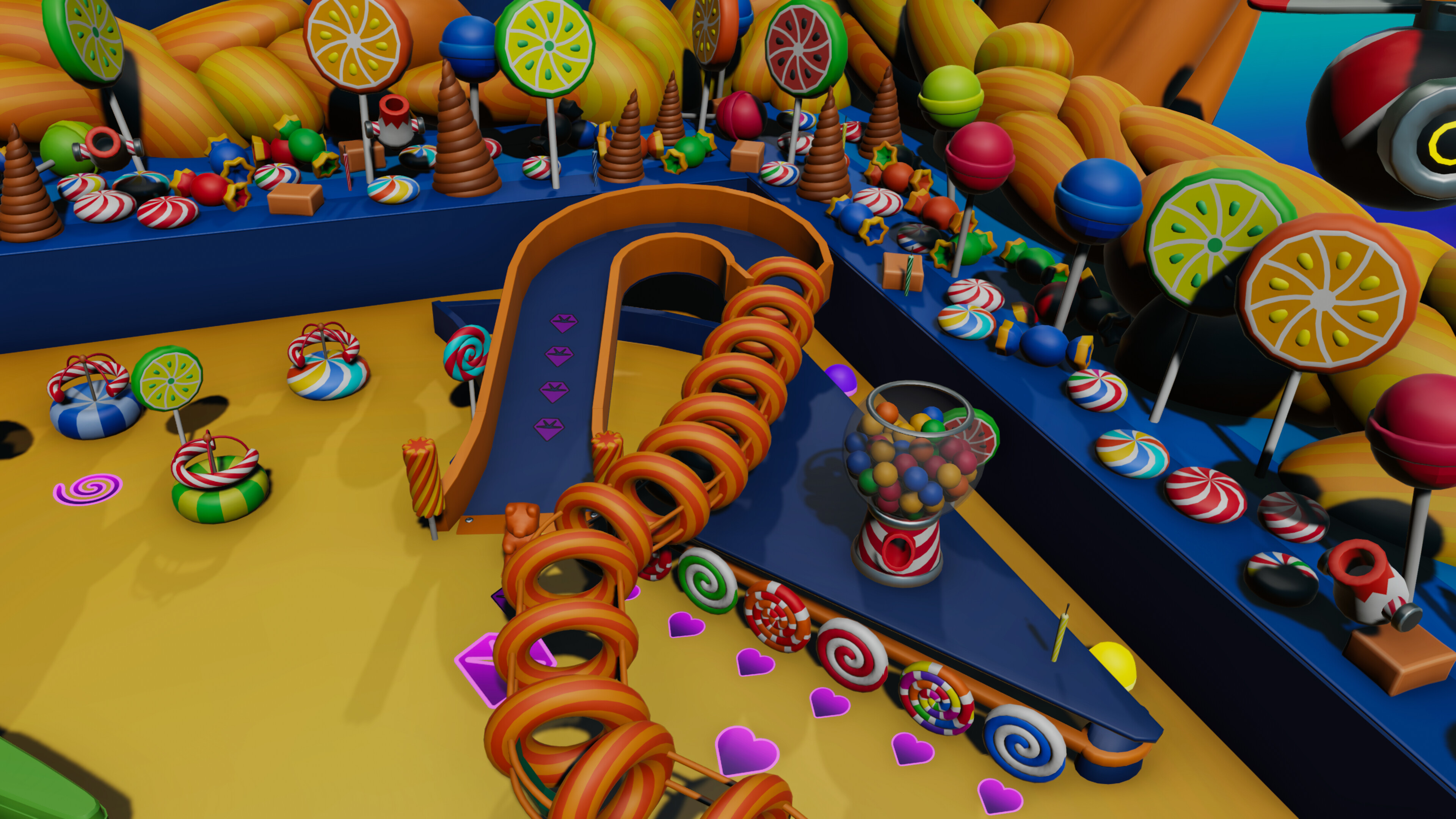 Roxy Raccoon's Pinball Panic - Candycopia screenshot 3