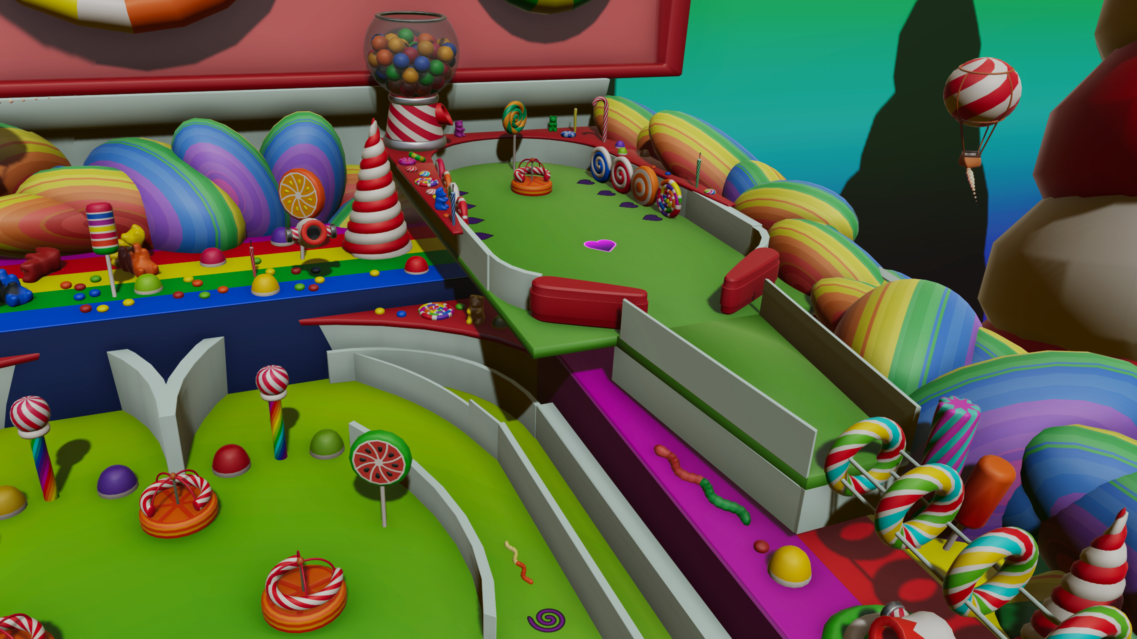 Roxy Raccoon's Pinball Panic - Candycopia screenshot 9