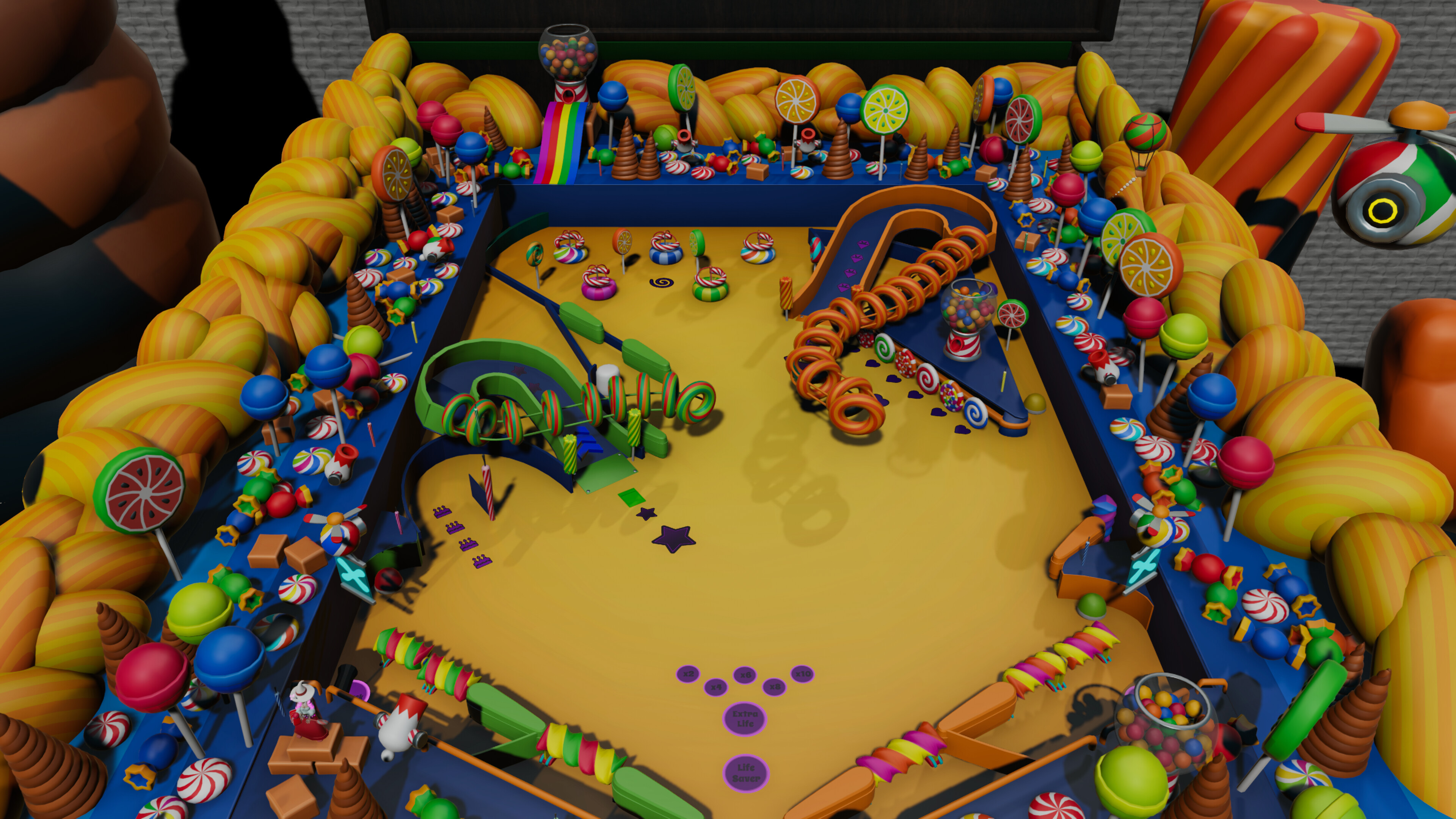 Roxy Raccoon's Pinball Panic - Candycopia screenshot 5
