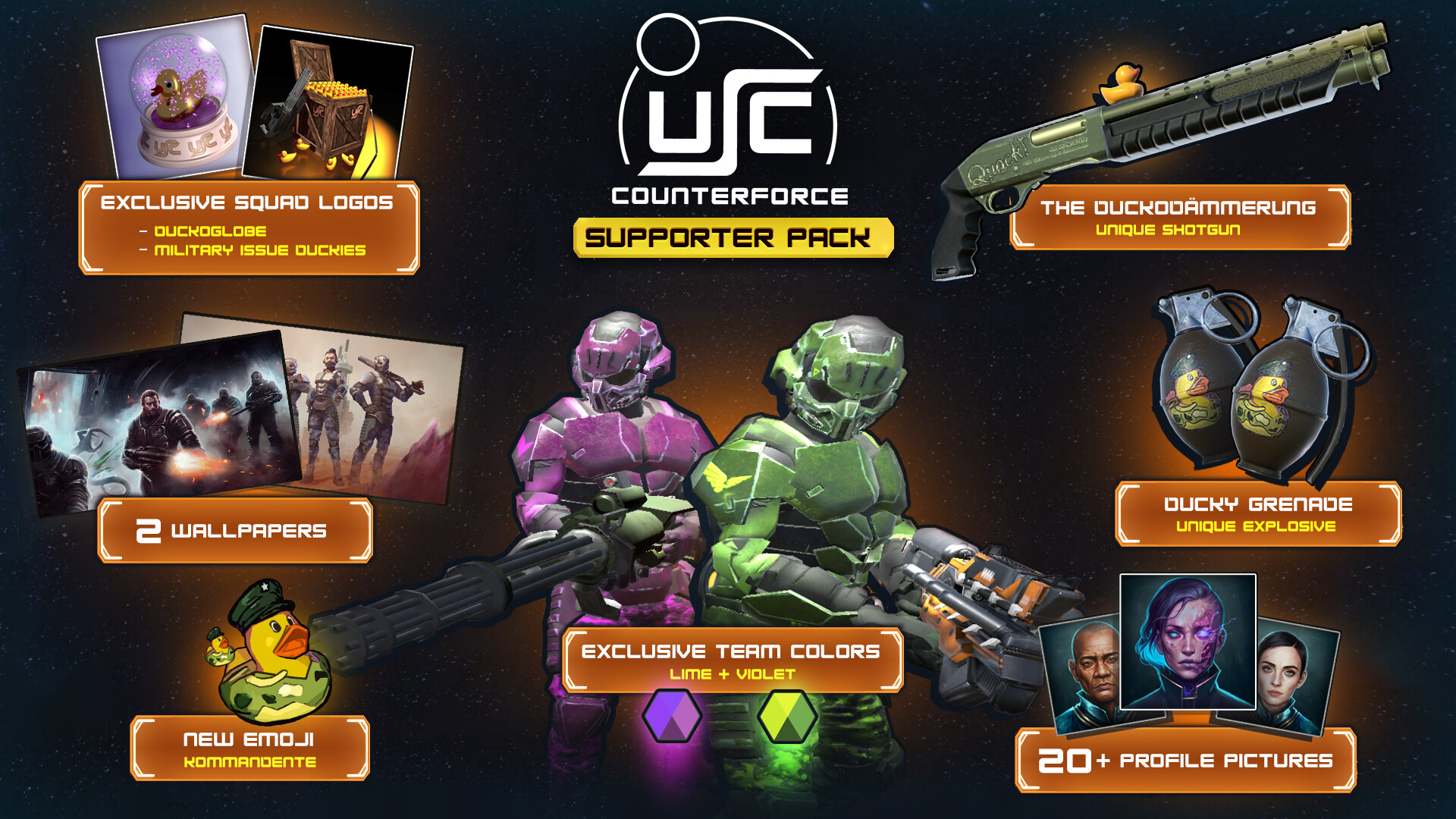 USC: Counterforce - Supporter Pack screenshot 1