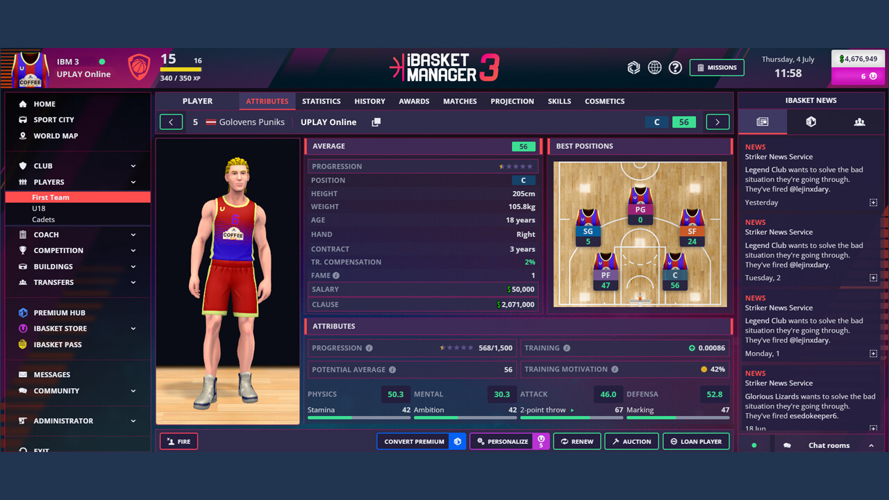 iBasket Manager 3 screenshot 6