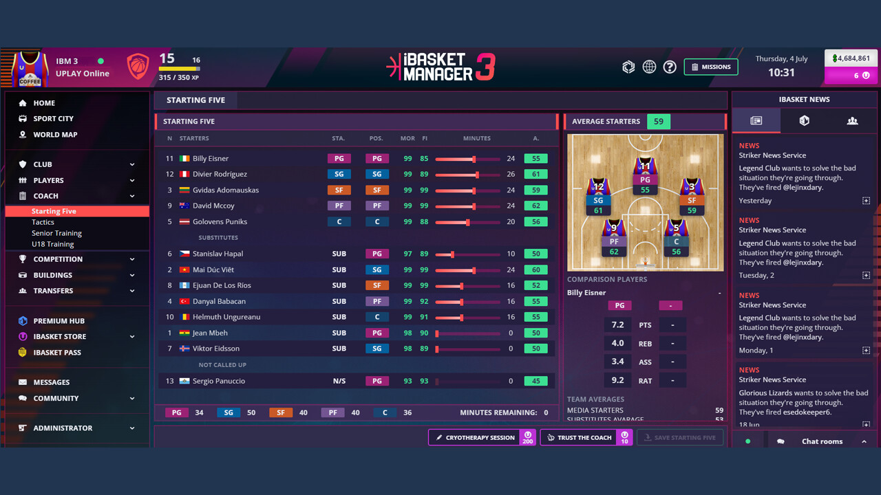 iBasket Manager 3 screenshot 7