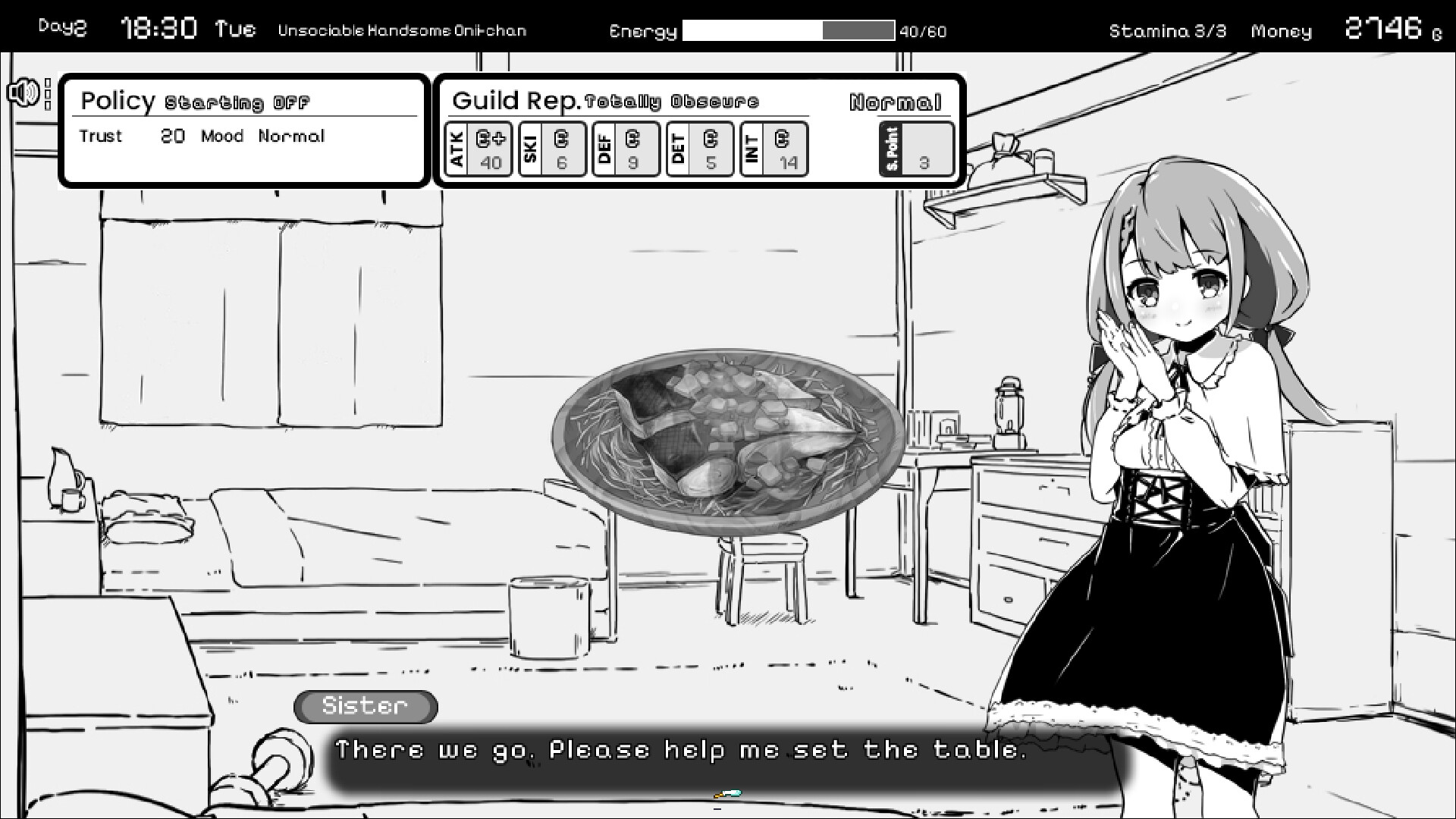 Living With Sister: Monochrome Fantasy - Expansion DLC screenshot 4