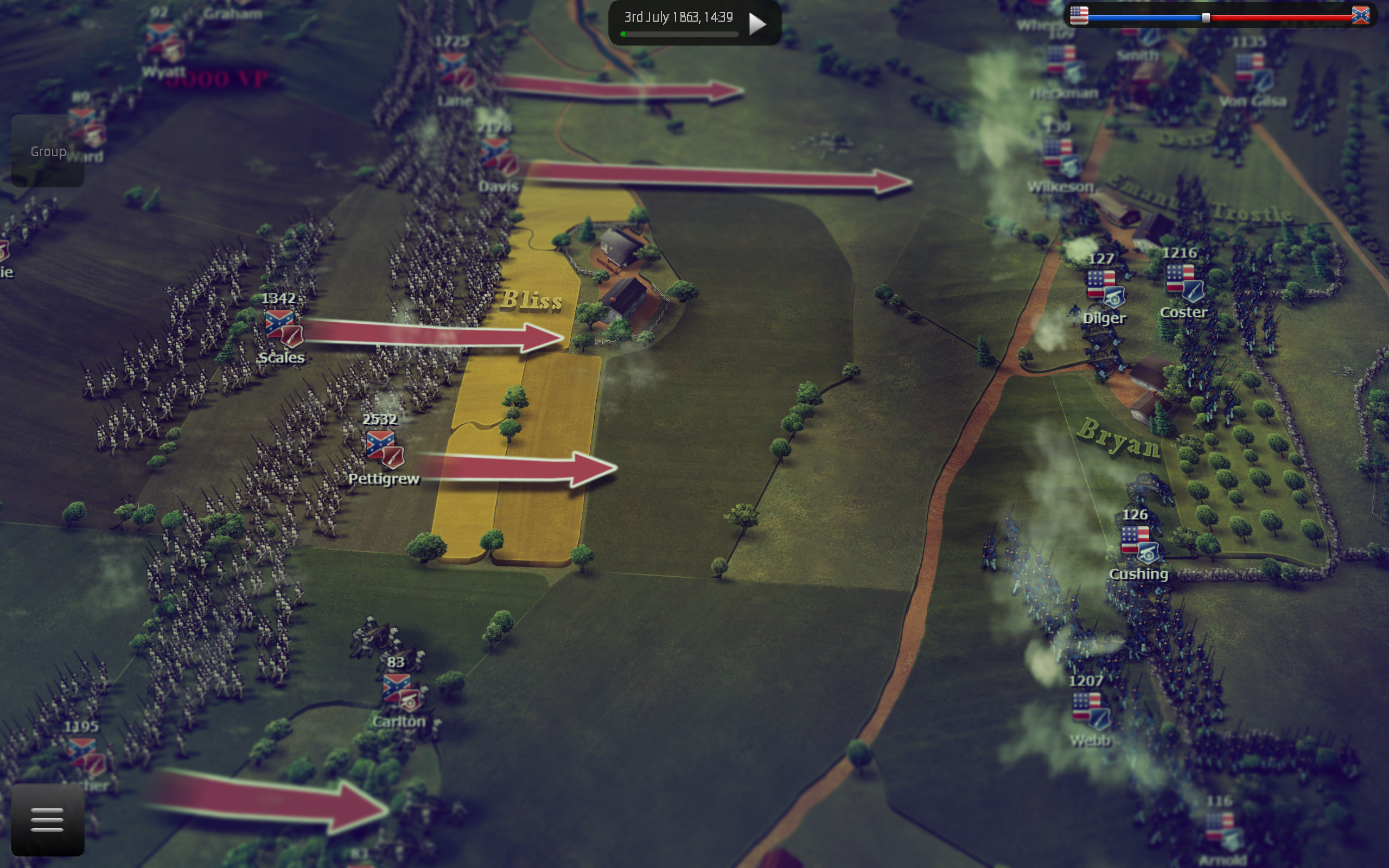 Ultimate General: Gettysburg screenshot 1