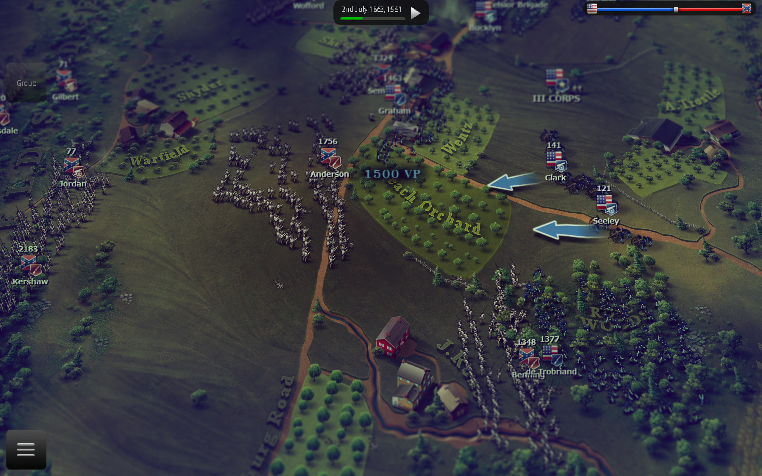 Ultimate General: Gettysburg screenshot 6