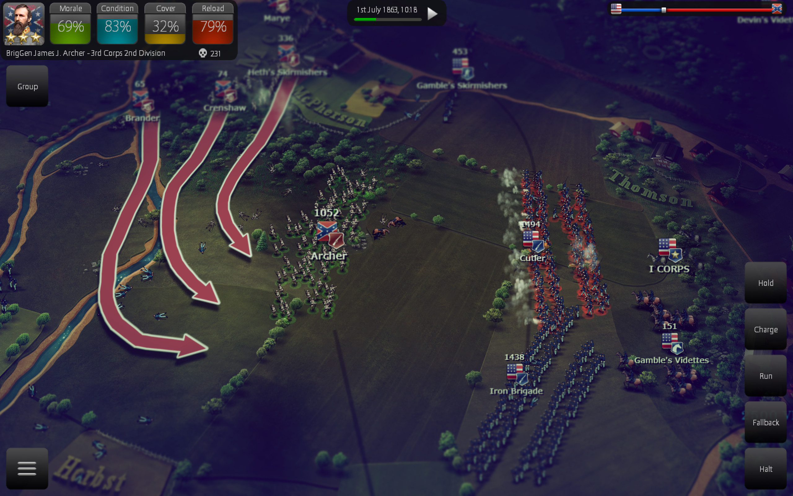 Ultimate General: Gettysburg screenshot 7