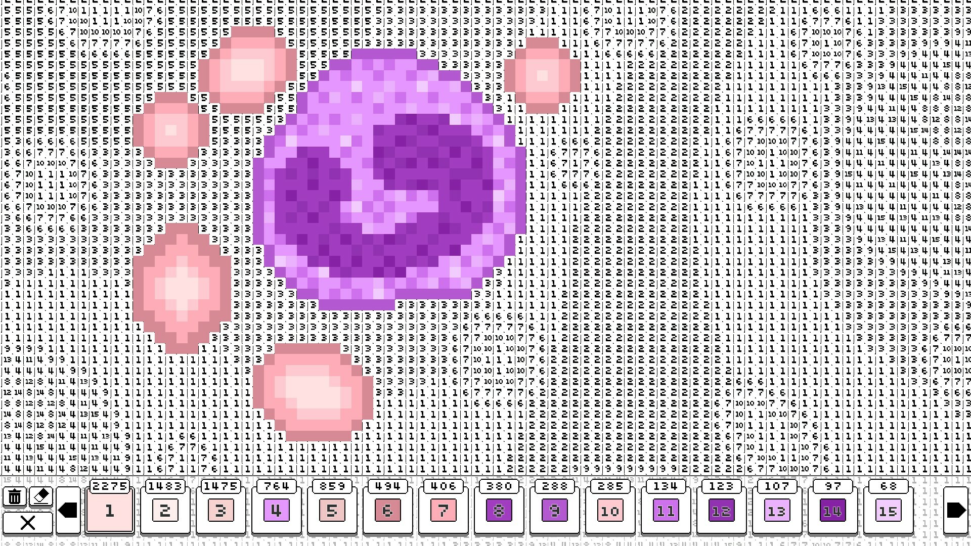Coloring Pixels - Microscopic Pack screenshot 4