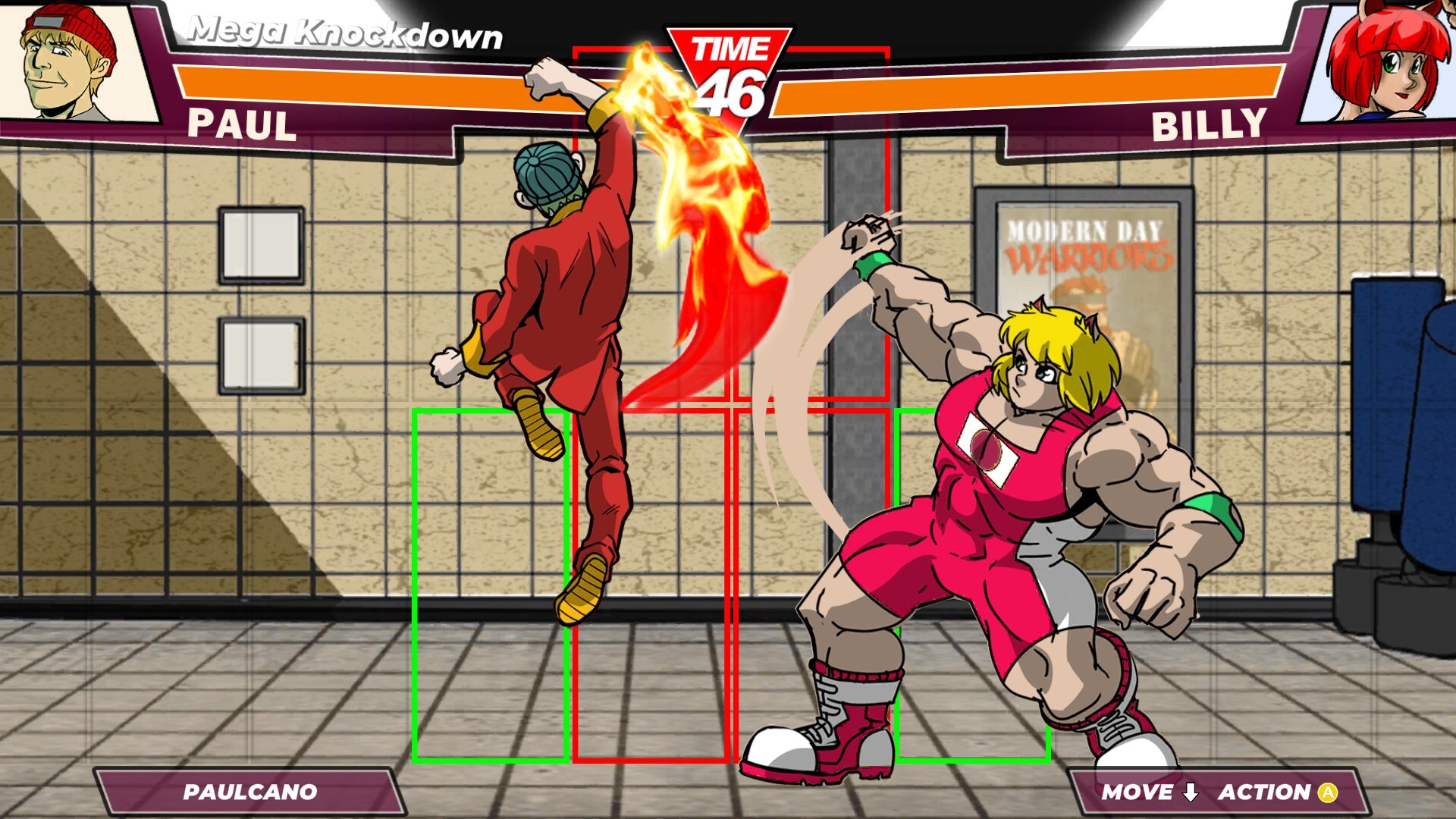 Mega Knockdown - Supporter Colors screenshot 1