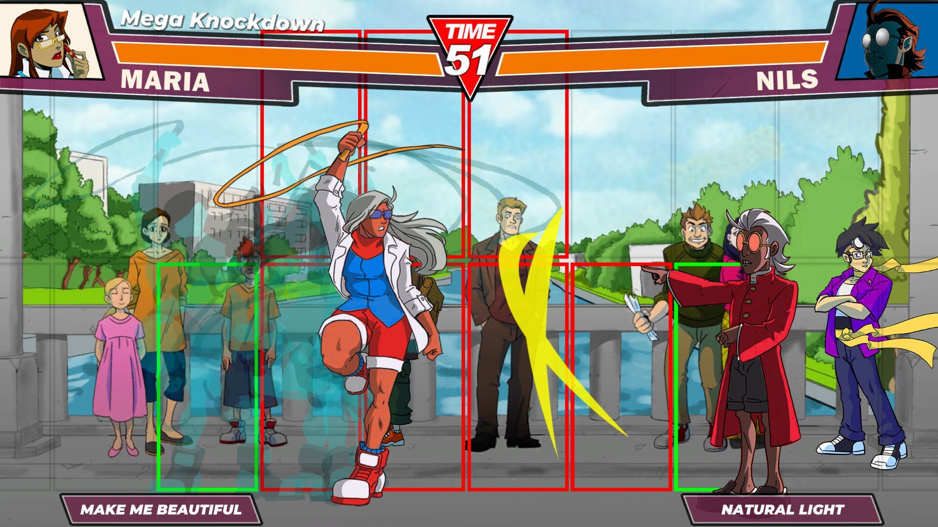 Mega Knockdown - Supporter Colors screenshot 3