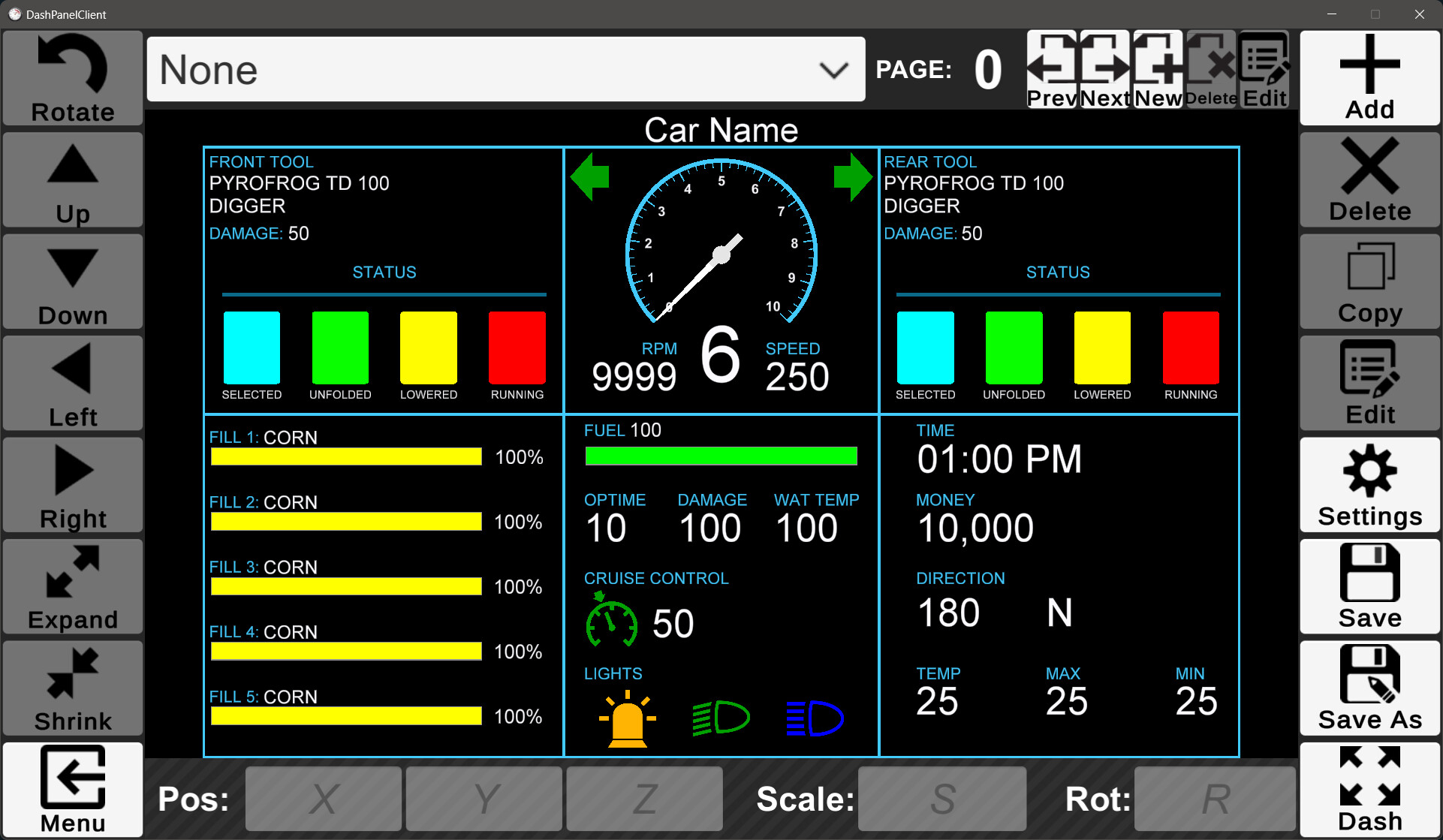 DashPanel - Farming Simulator Full Data screenshot 1