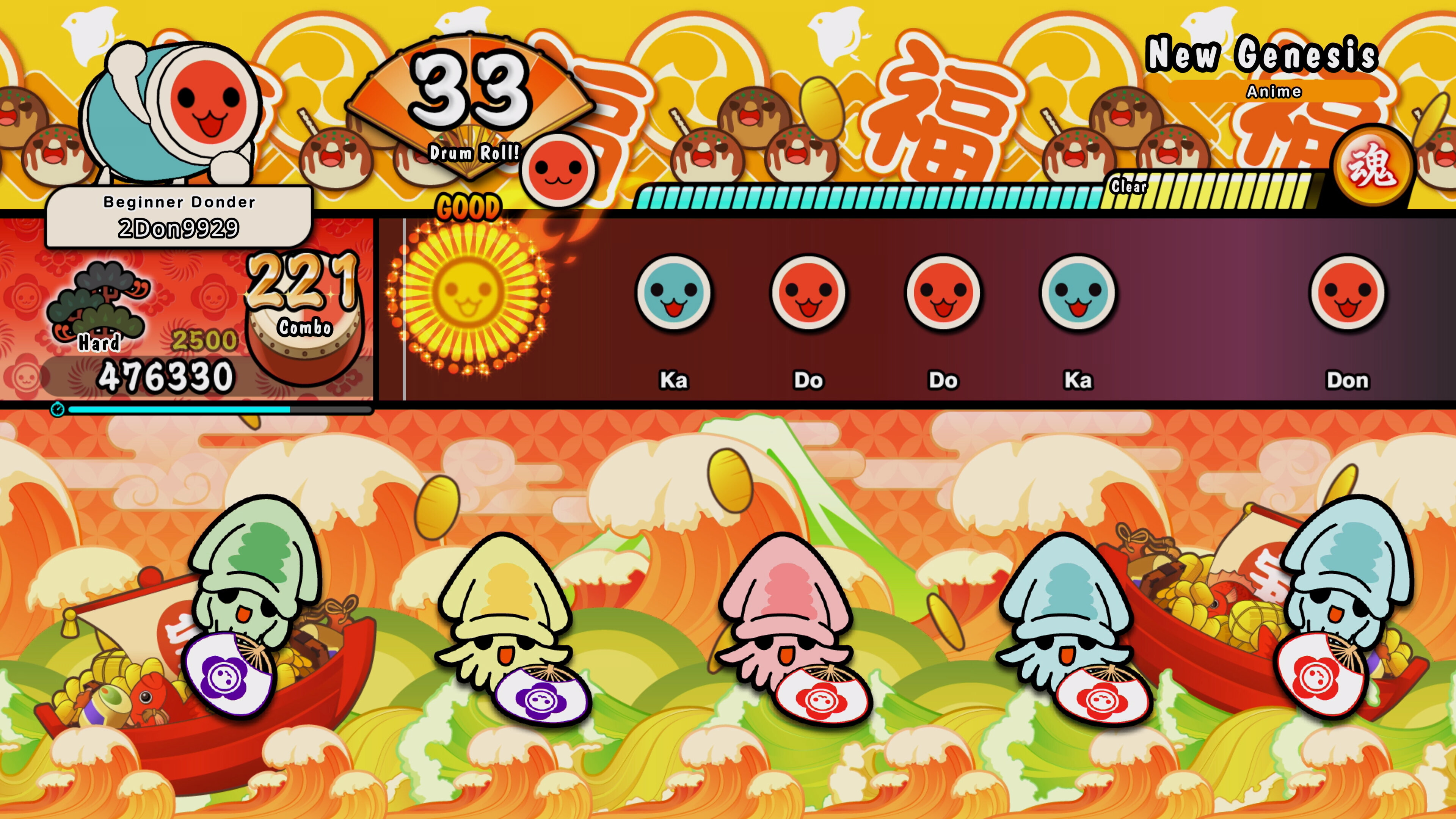 Taiko no Tatsujin: Rhythm Festival - Anime Songs Collection screenshot 1