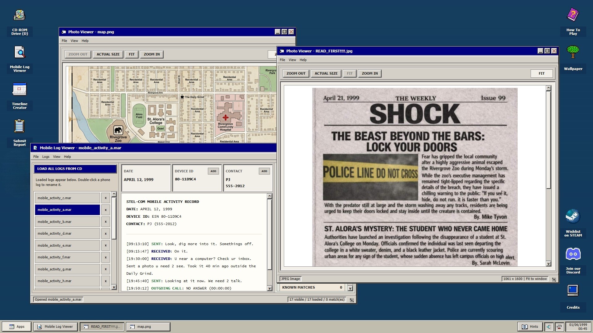 The Rivergrove Files screenshot 1
