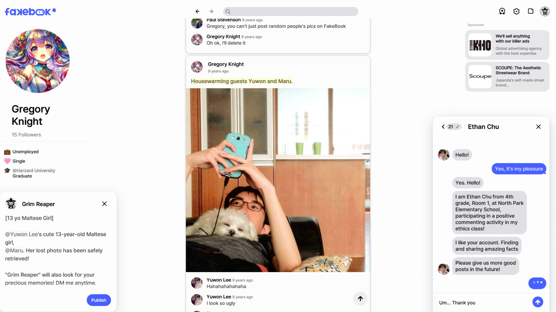 FAKEBOOK screenshot 6