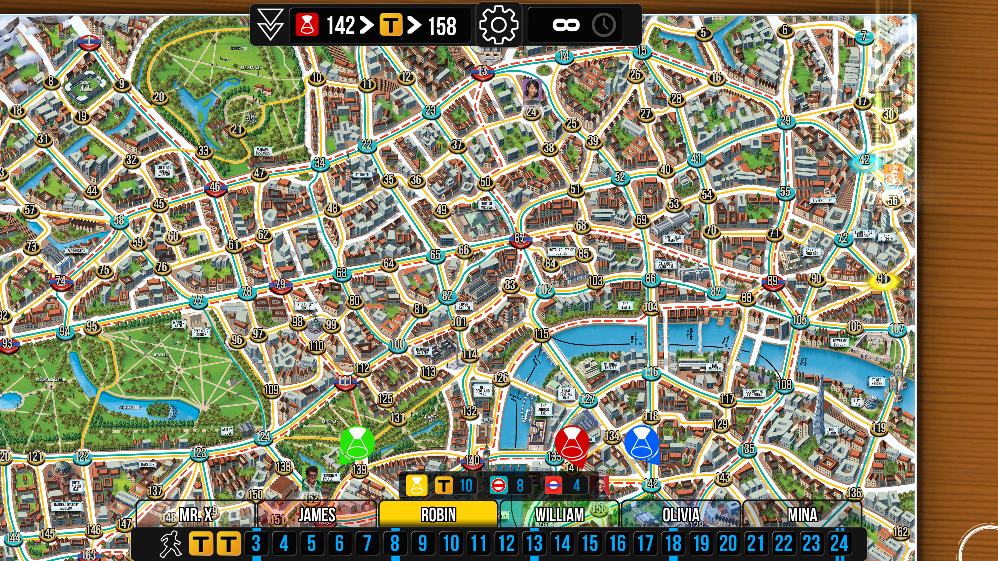 Scotland Yard screenshot 1