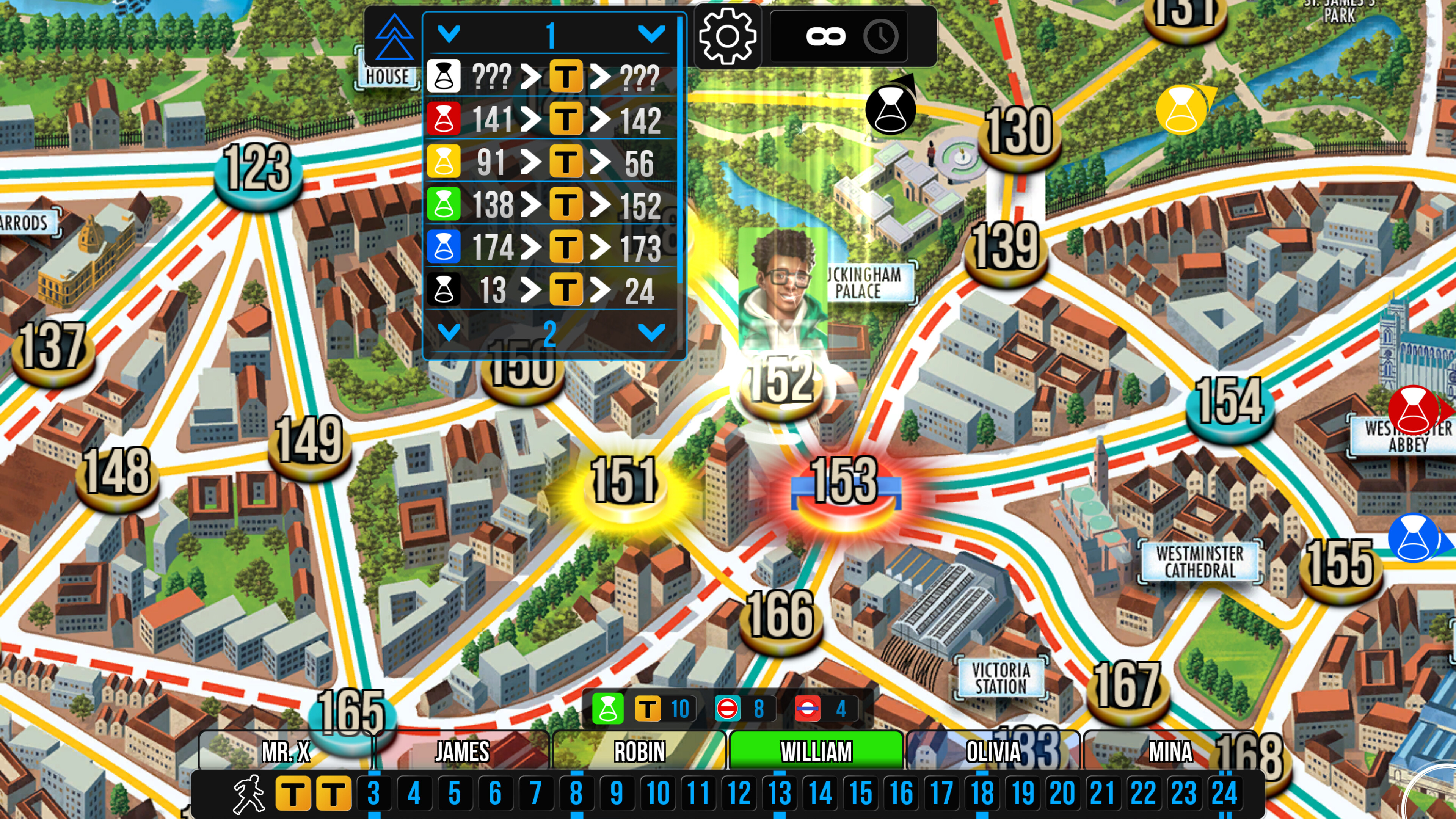 Scotland Yard screenshot 9