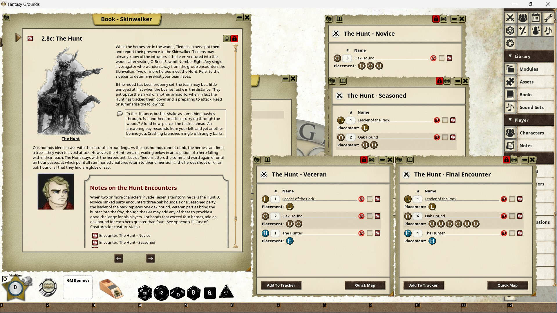 Fantasy Grounds - Skinwalker screenshot 10