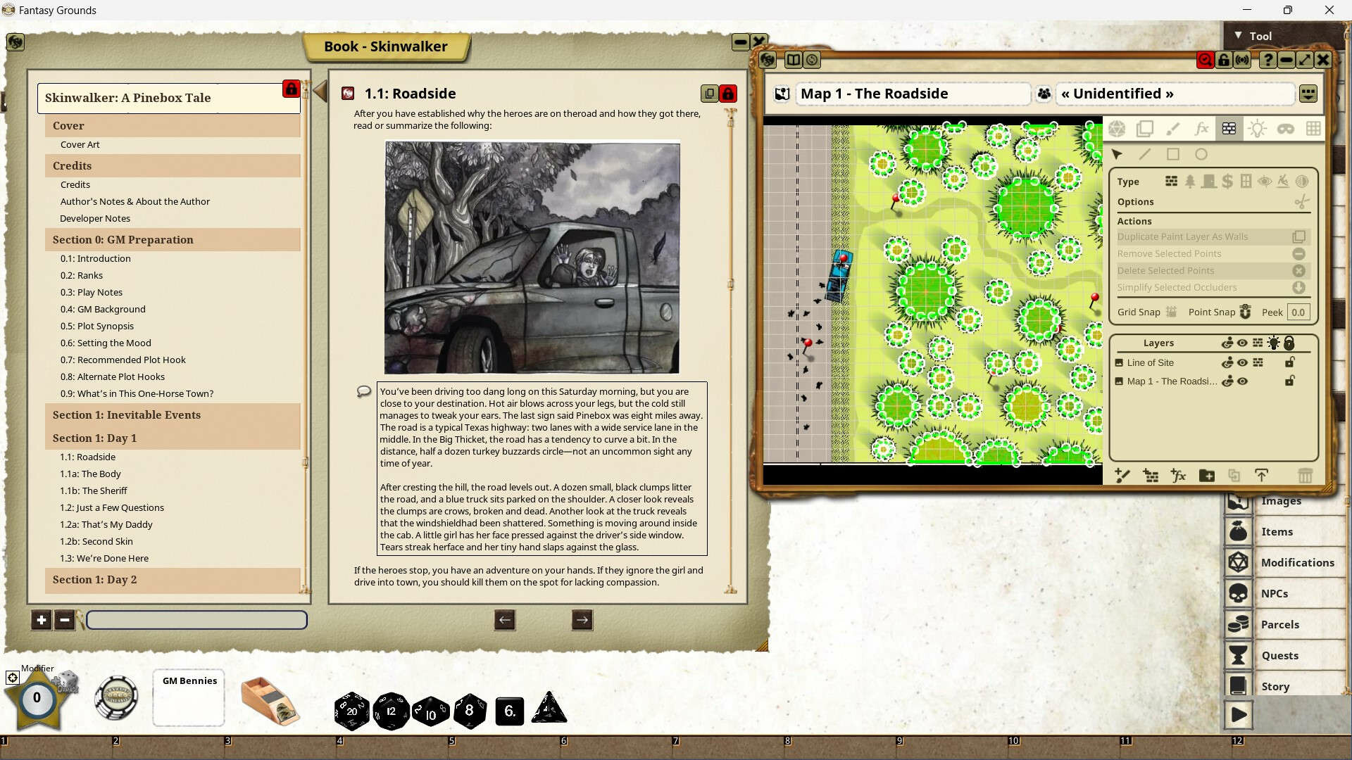 Fantasy Grounds - Skinwalker screenshot 9