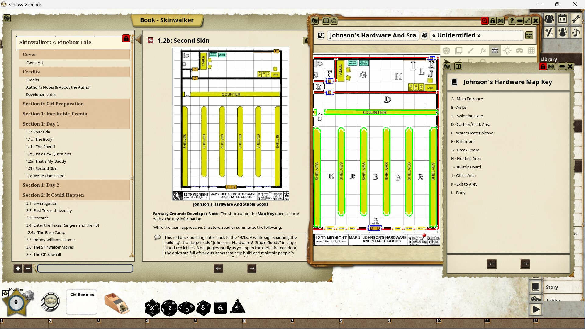 Fantasy Grounds - Skinwalker screenshot 6