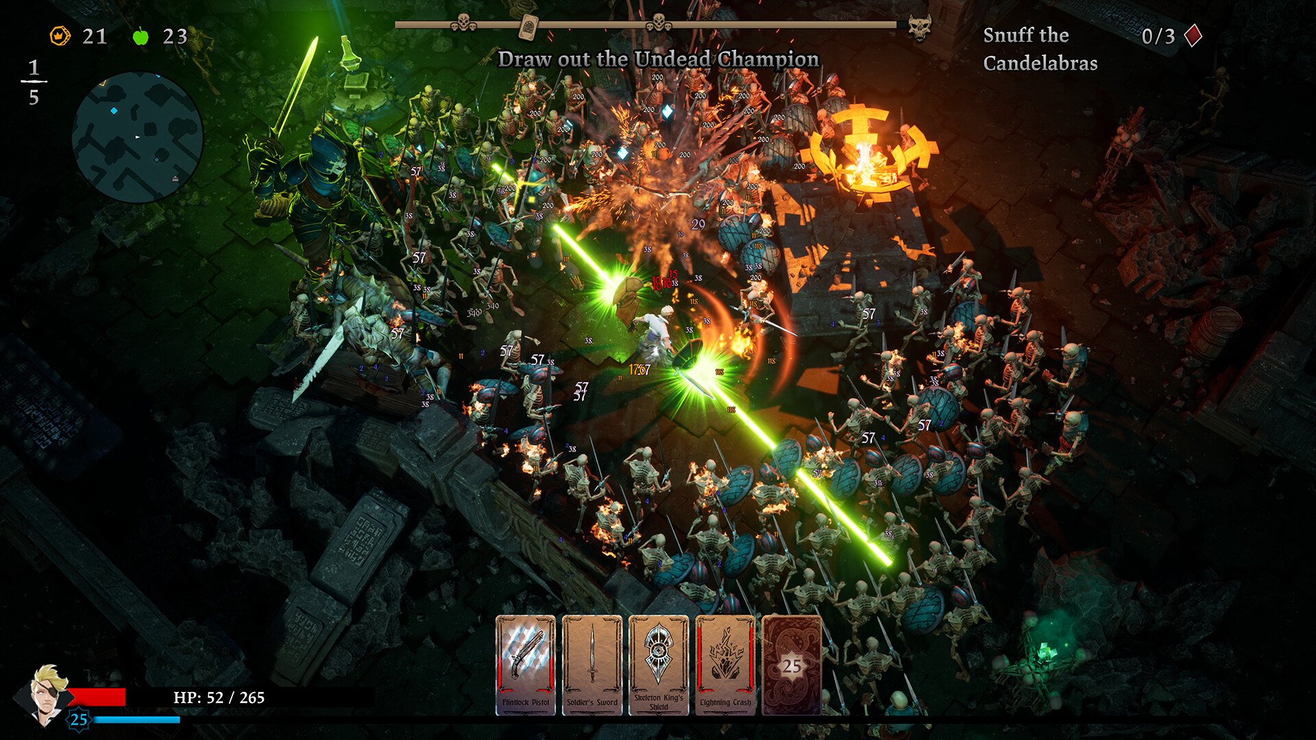 Hand of Fate Hordes gameplay screenshot 2