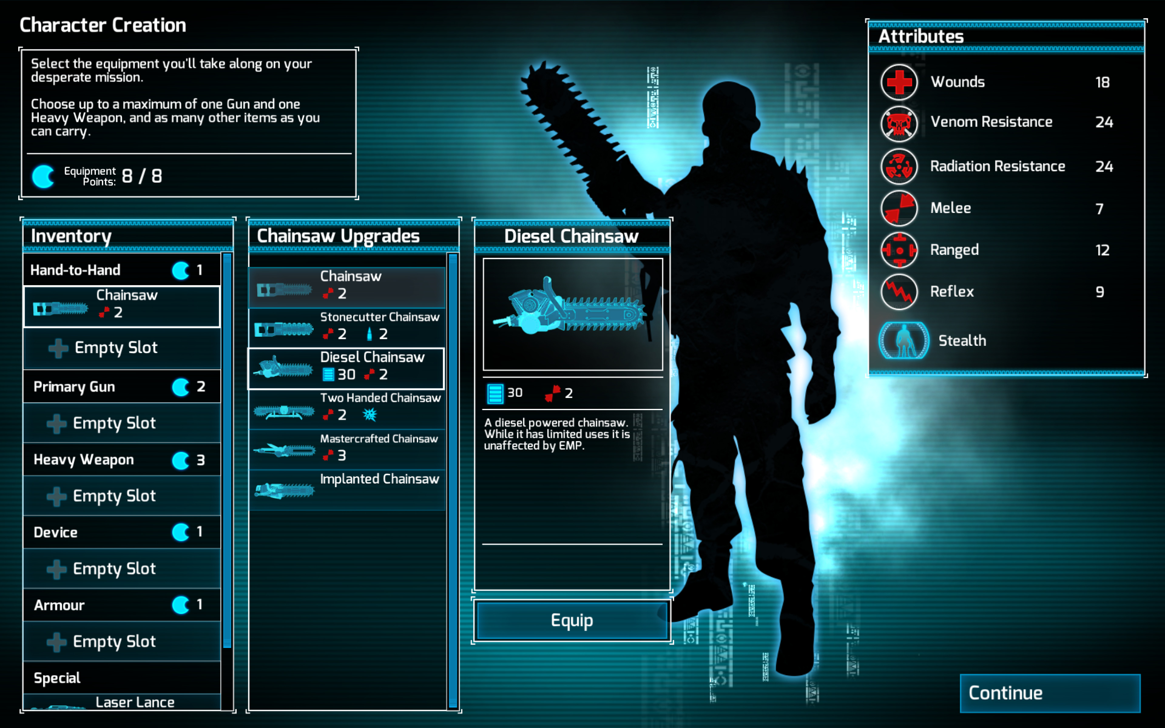 Chainsaw Warrior: Lords of the Night screenshot 2
