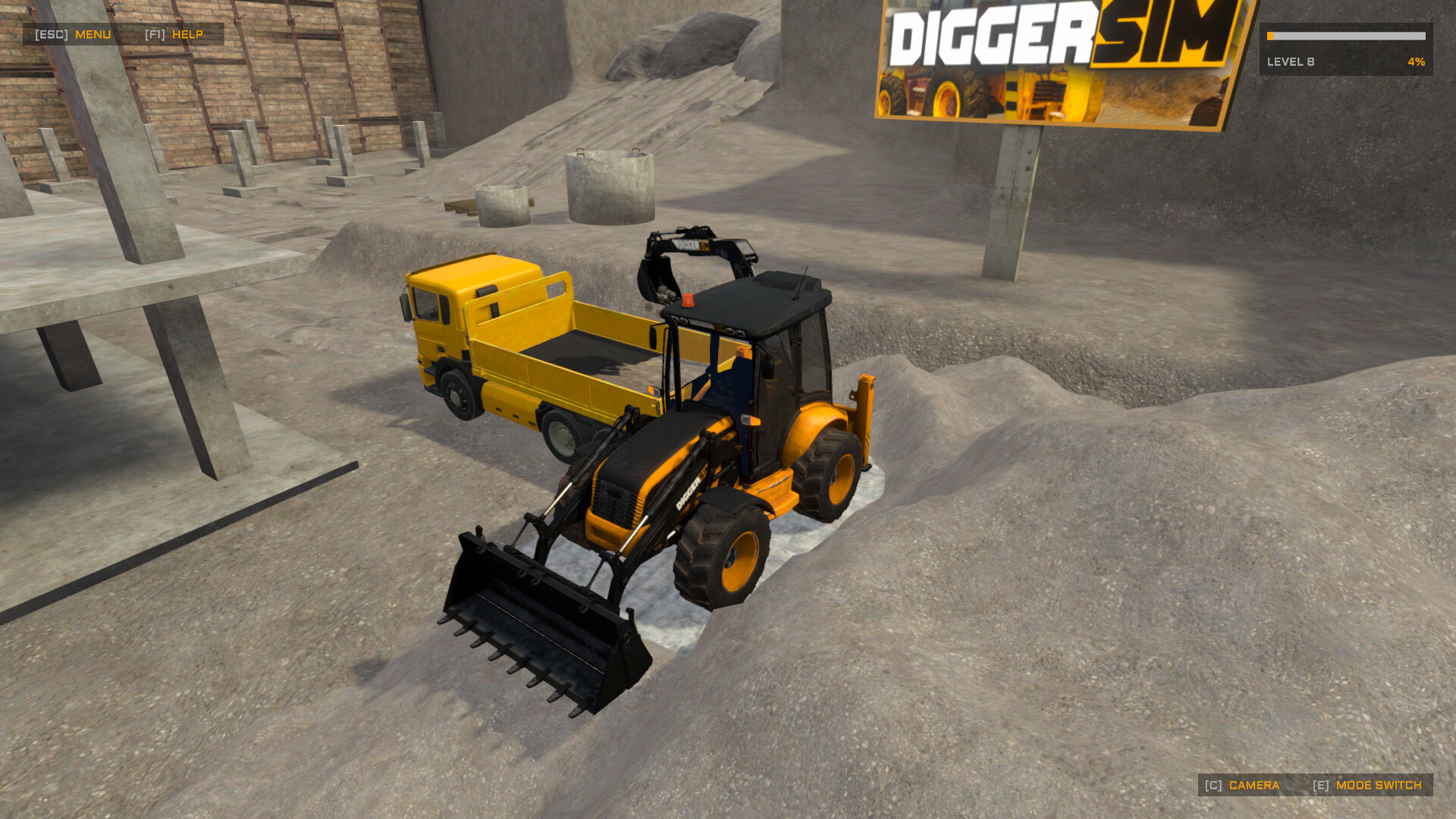 DiggerSim - Excavator Simulator screenshot 8