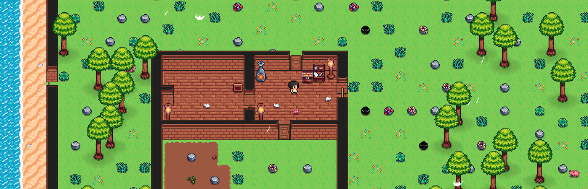 Farming and fighting on Island
