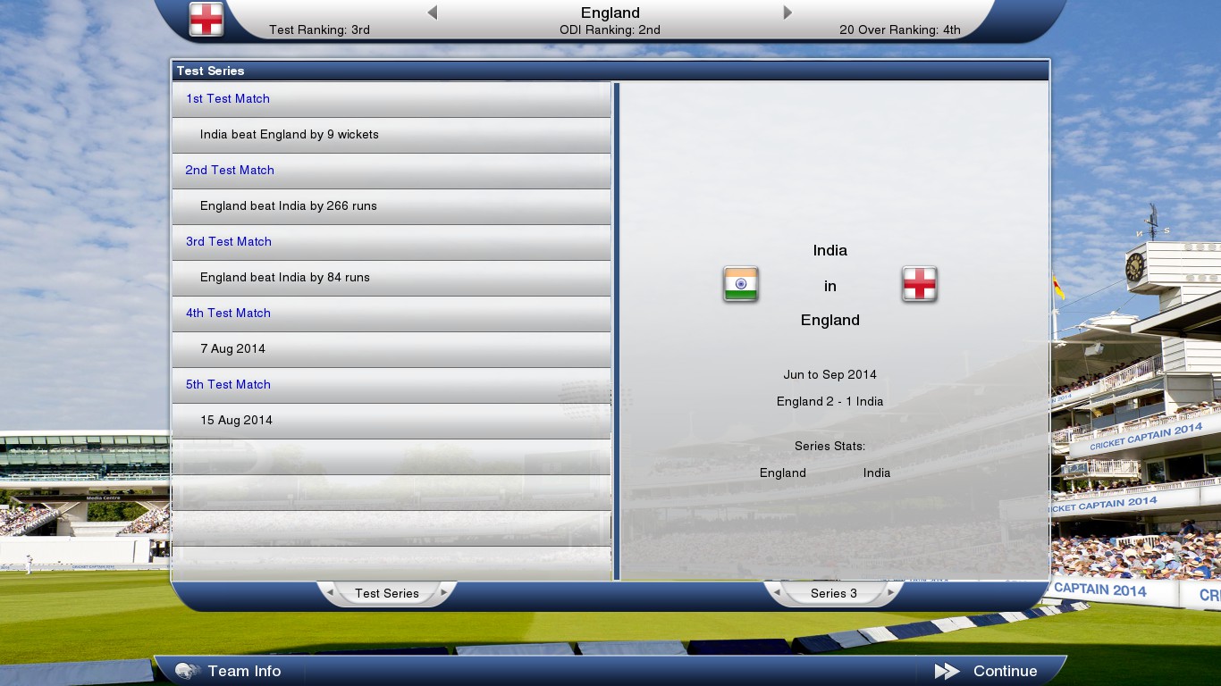 Cricket Captain 2014 screenshot 13