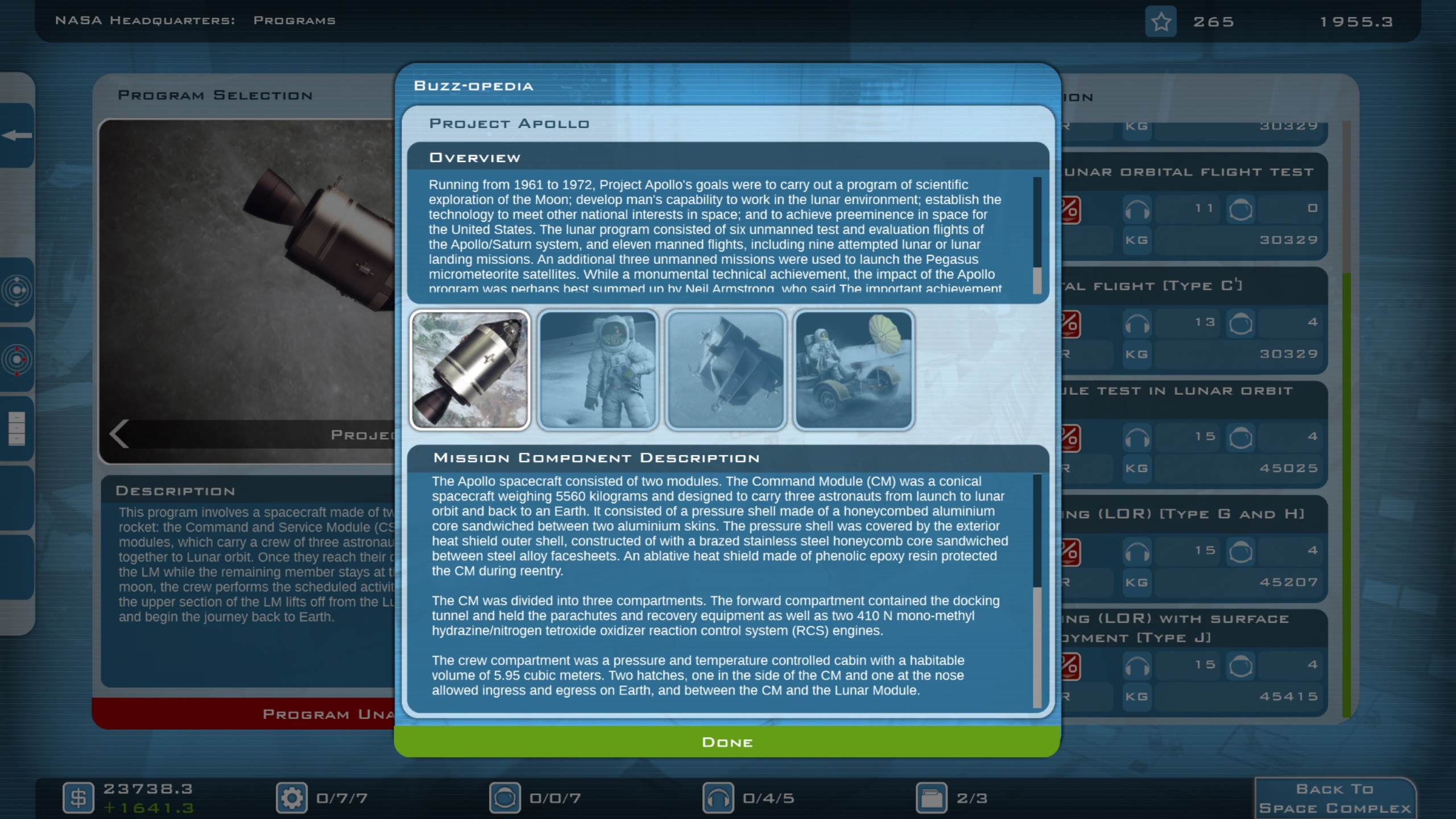 Buzz Aldrin's Space Program Manager screenshot 18