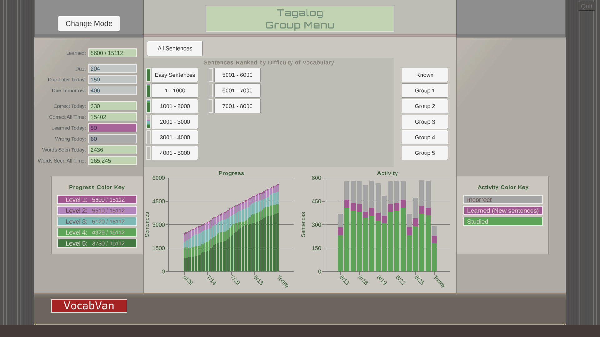 VocabVan screenshot 1