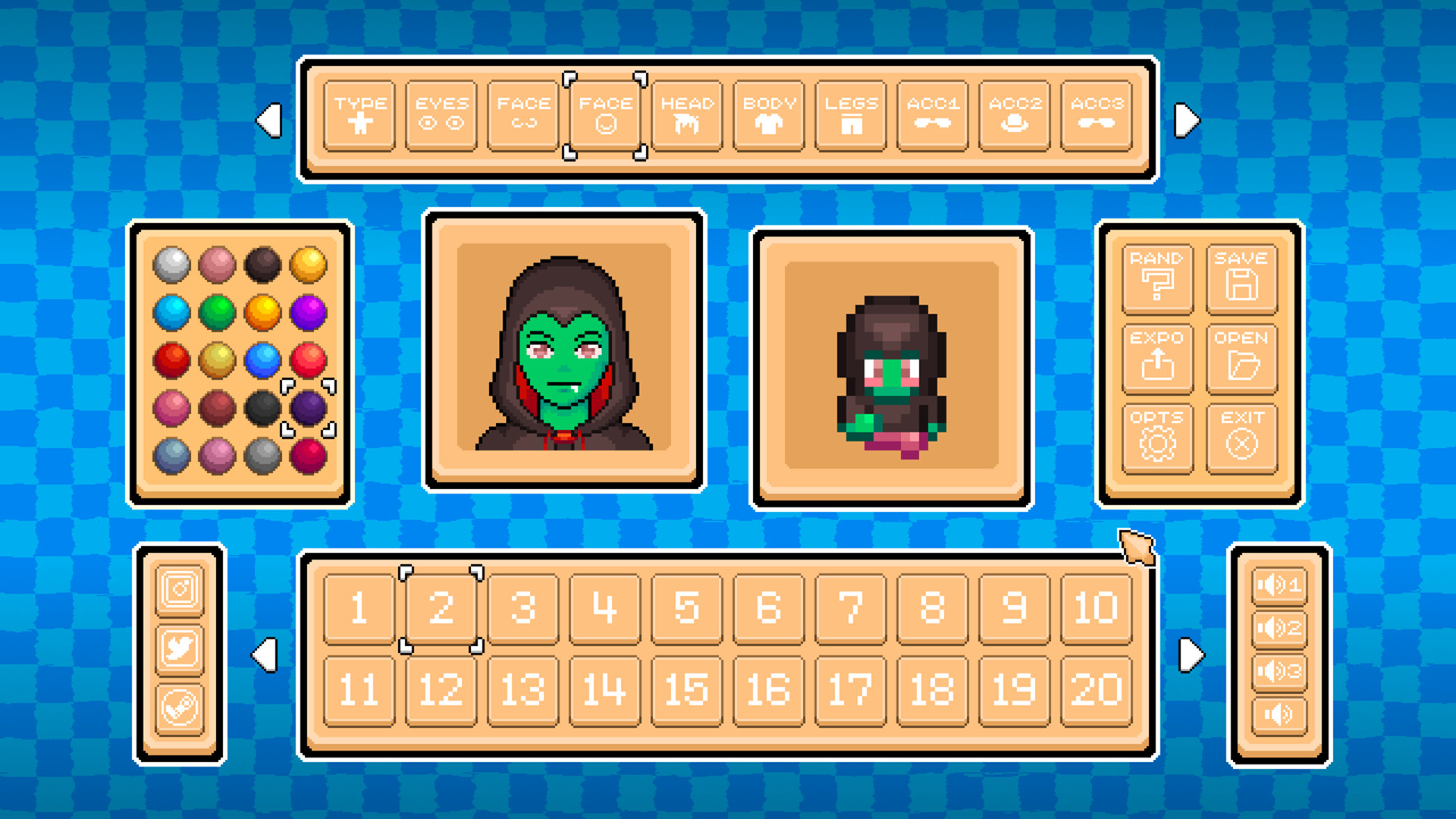 Pixelart Character Creator screenshot 8