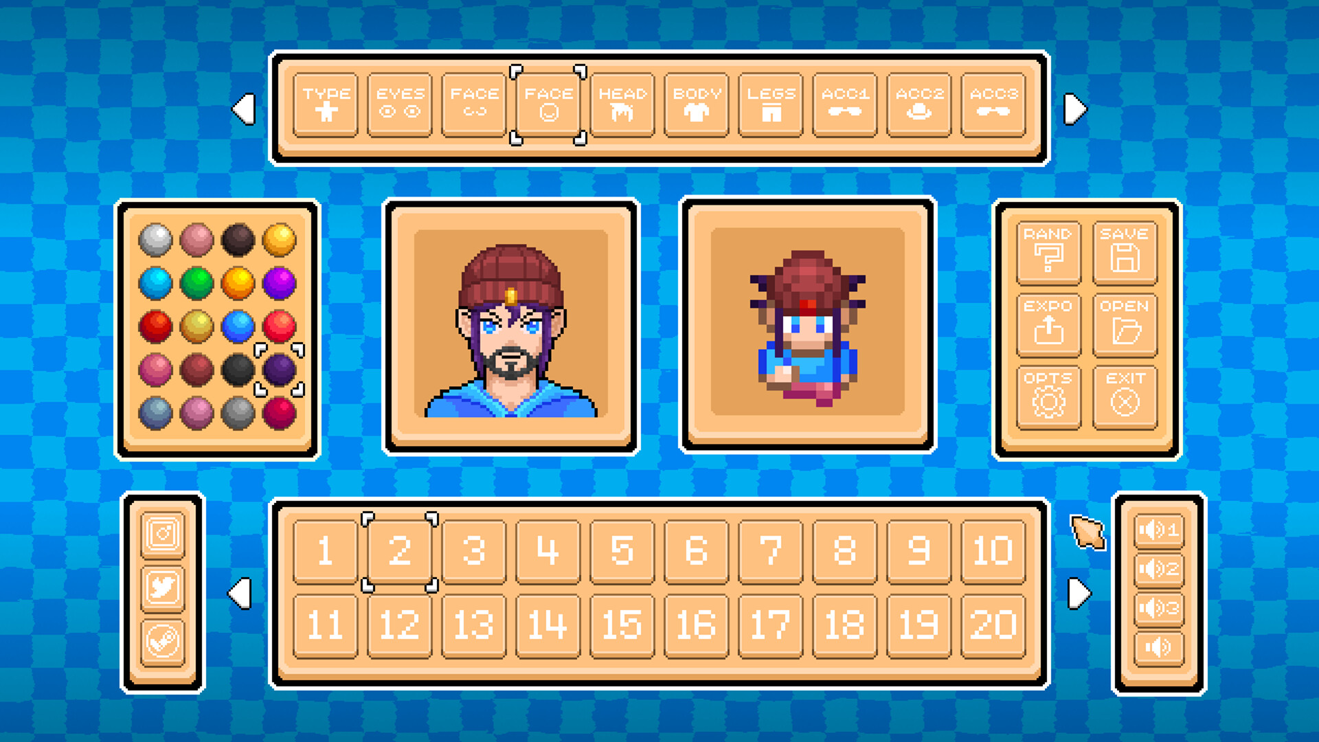 Pixelart Character Creator screenshot 7