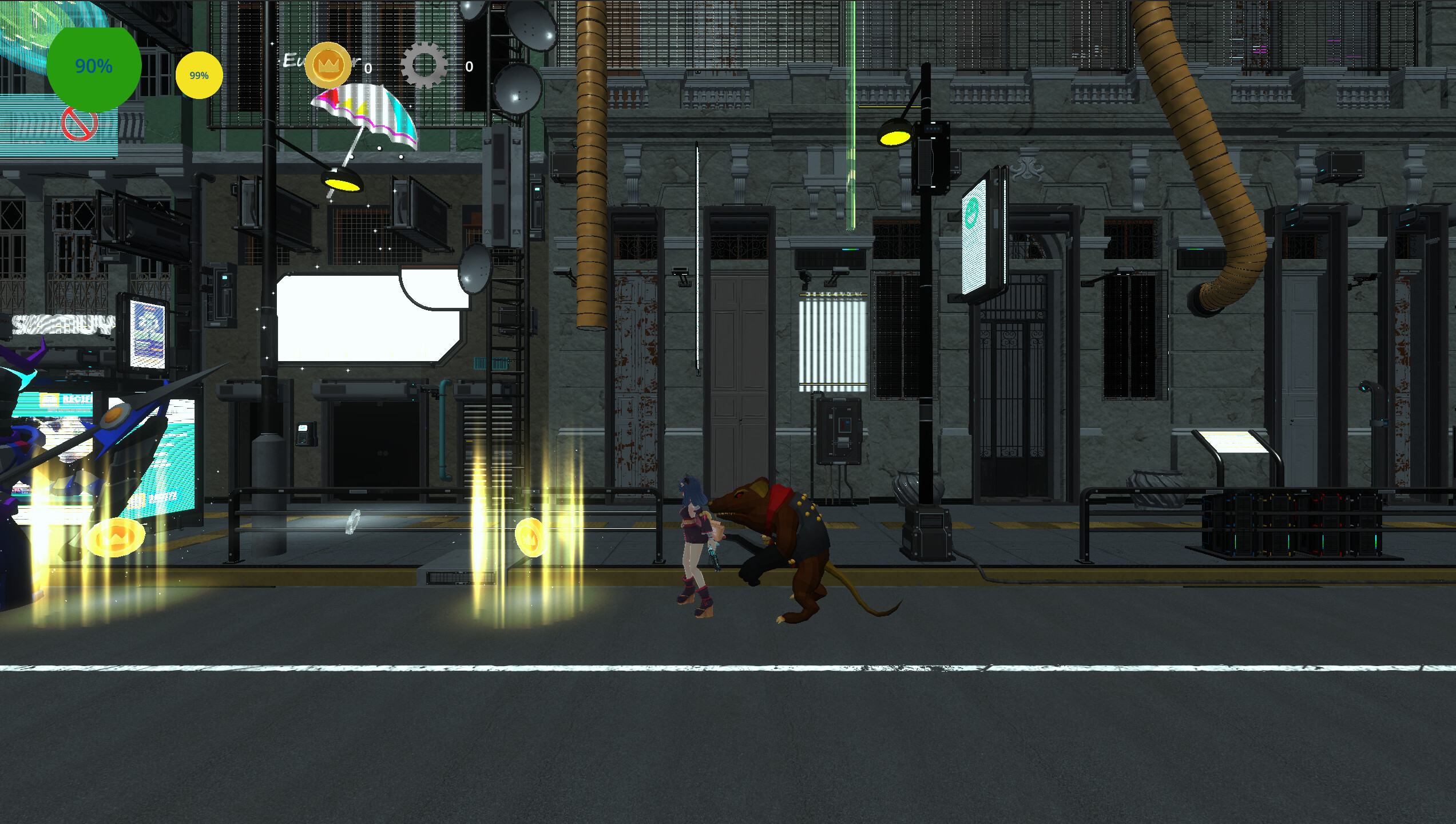 Neon Ladder screenshot 3