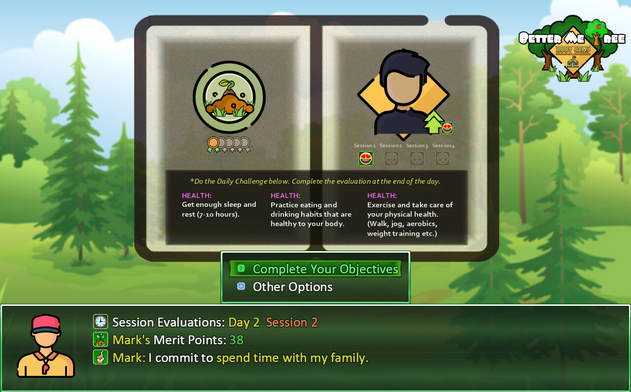 Better Me Tree: Boot Camp screenshot 3