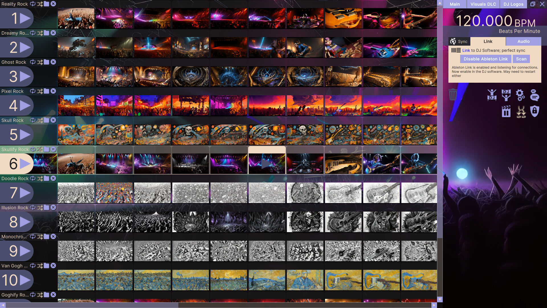 AI-VJ - Rock Visuals screenshot 2