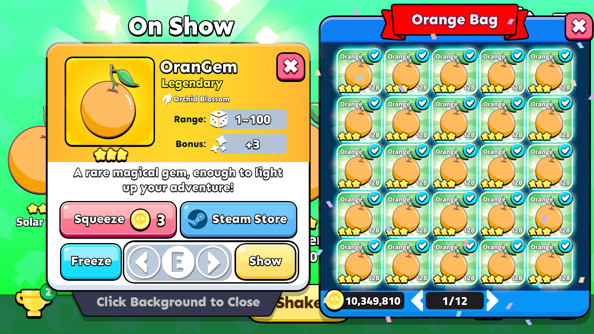 Orange screenshot 2