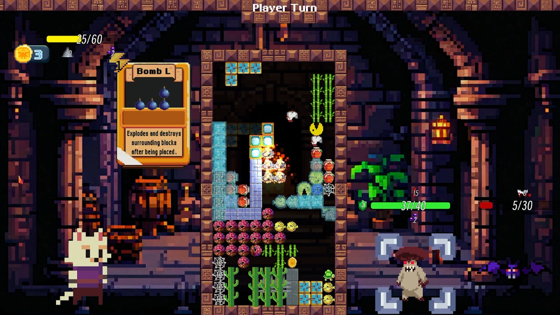 Meowbrick Dungeon screenshot 1