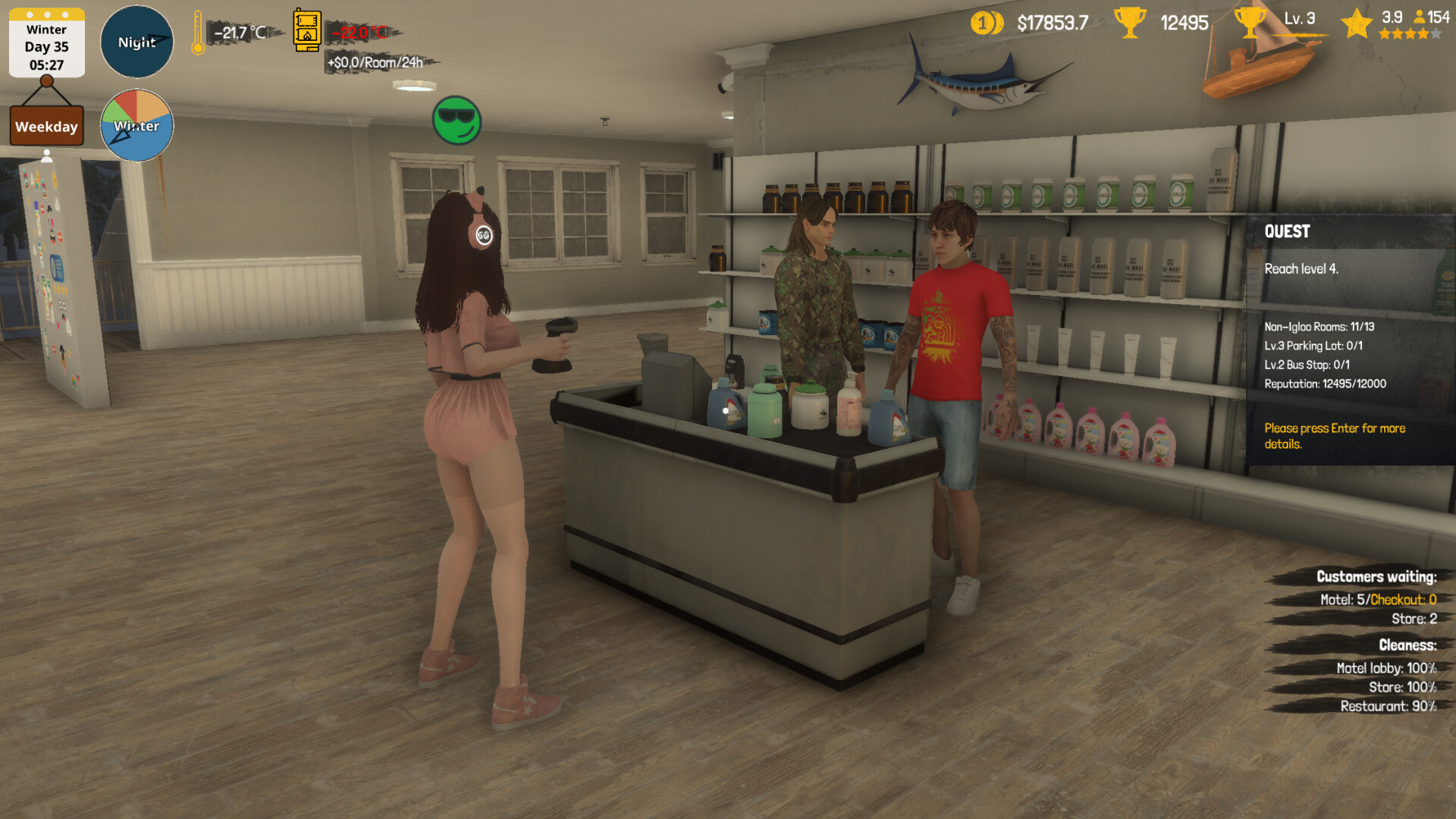 Arctic Motel Simulator screenshot 16