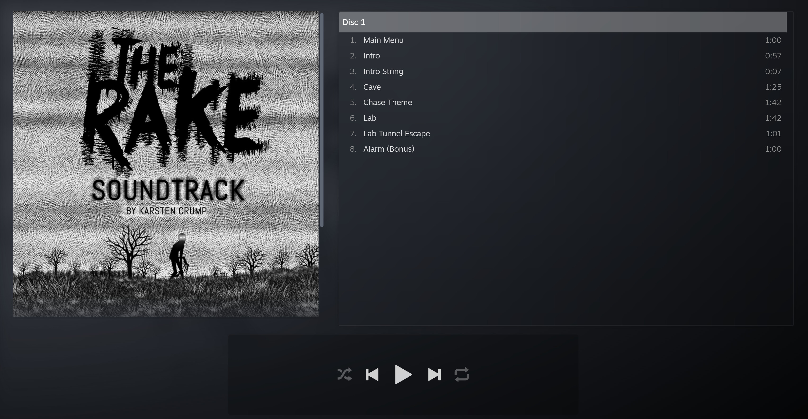 The Rake Soundtrack screenshot 1