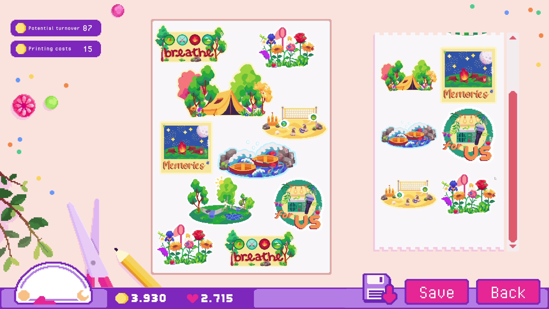 Sticky Business: Camp Zinnias screenshot 6