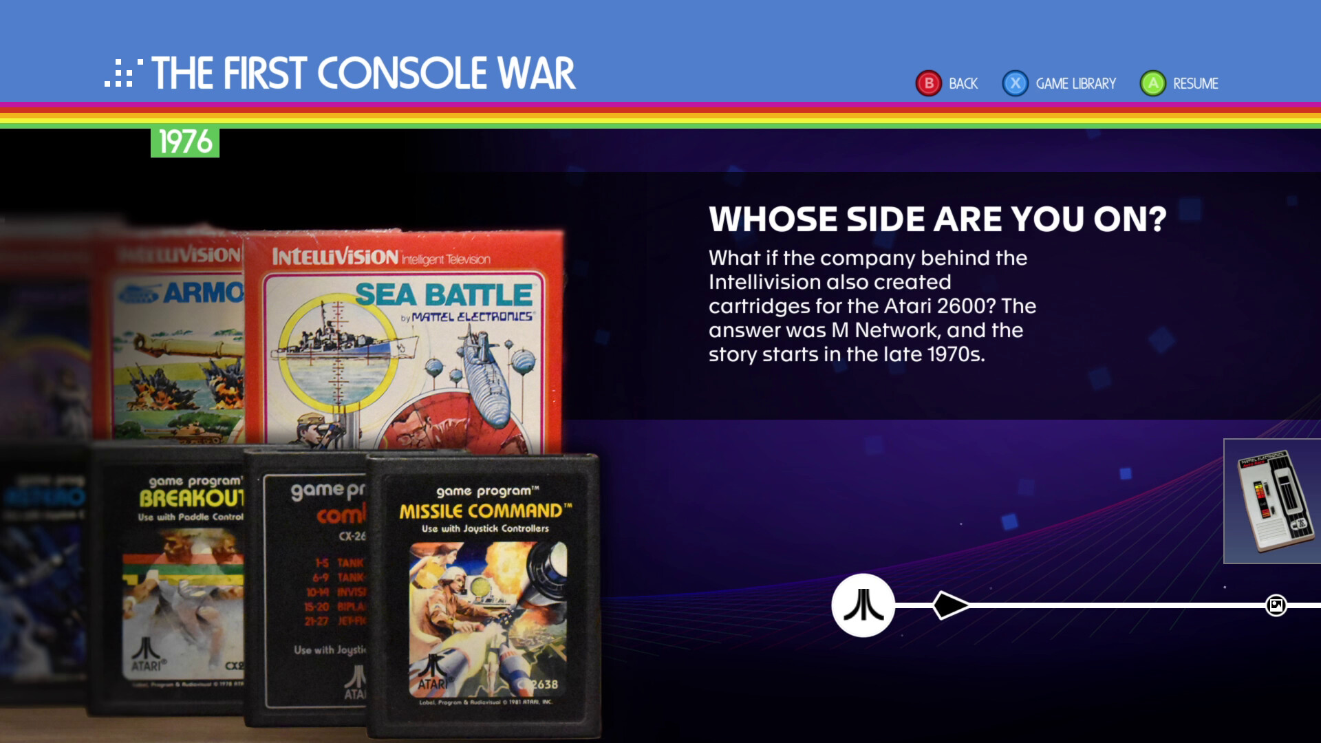 Atari 50: The First Console War screenshot 3