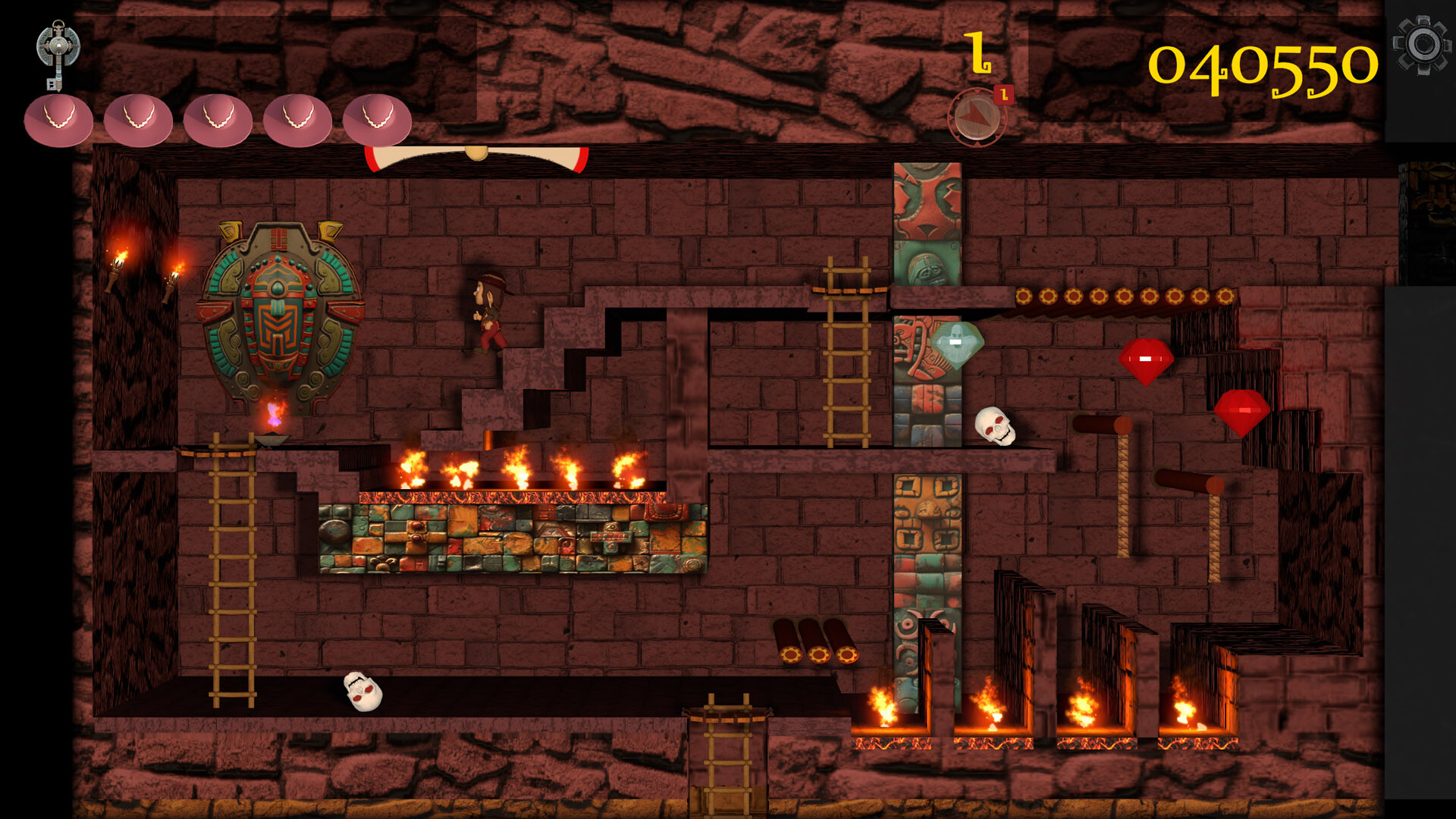 Montezuma's Revenge The 40th Anniversary Edition screenshot 1