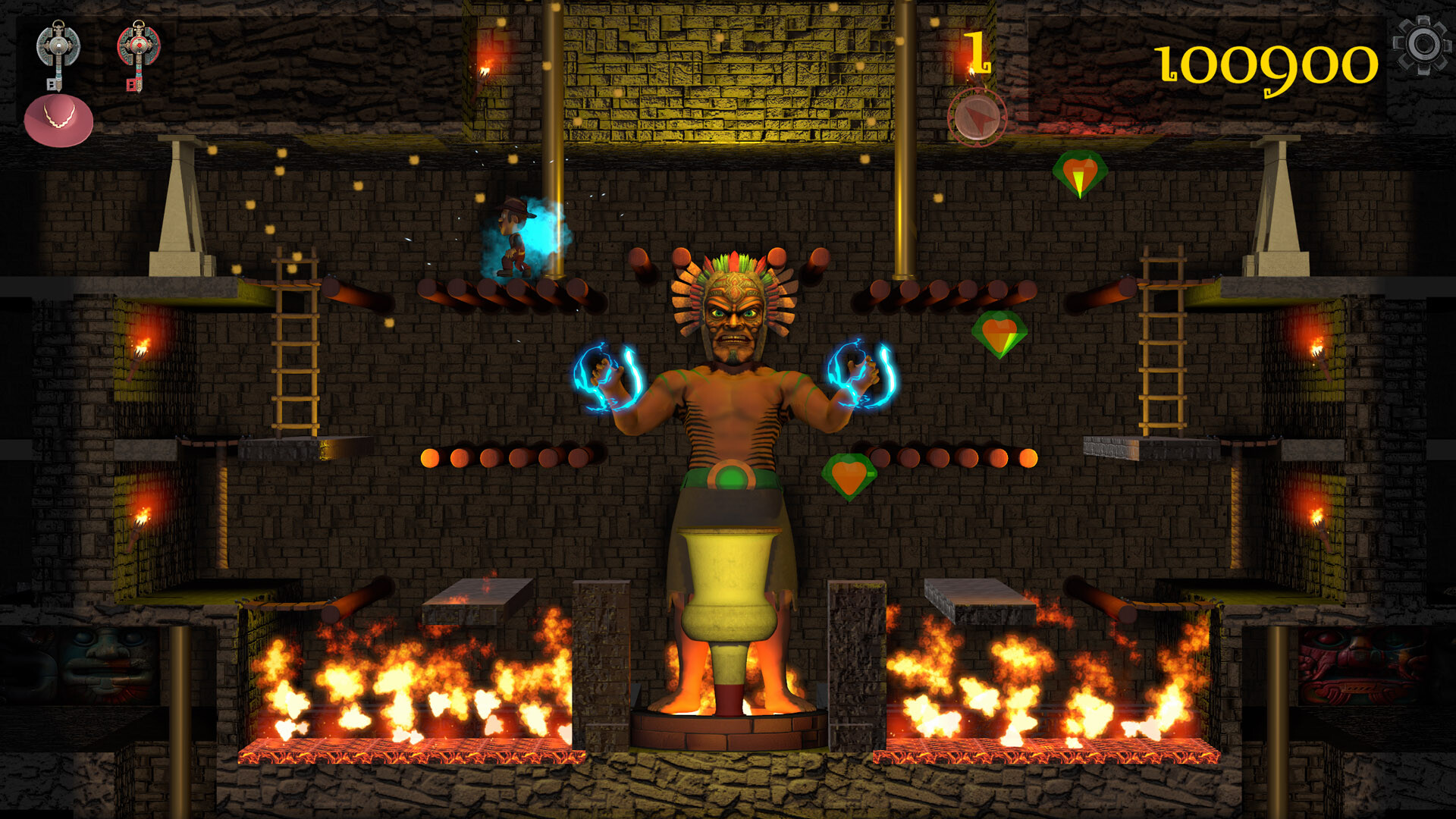 Montezuma's Revenge The 40th Anniversary Edition screenshot 2