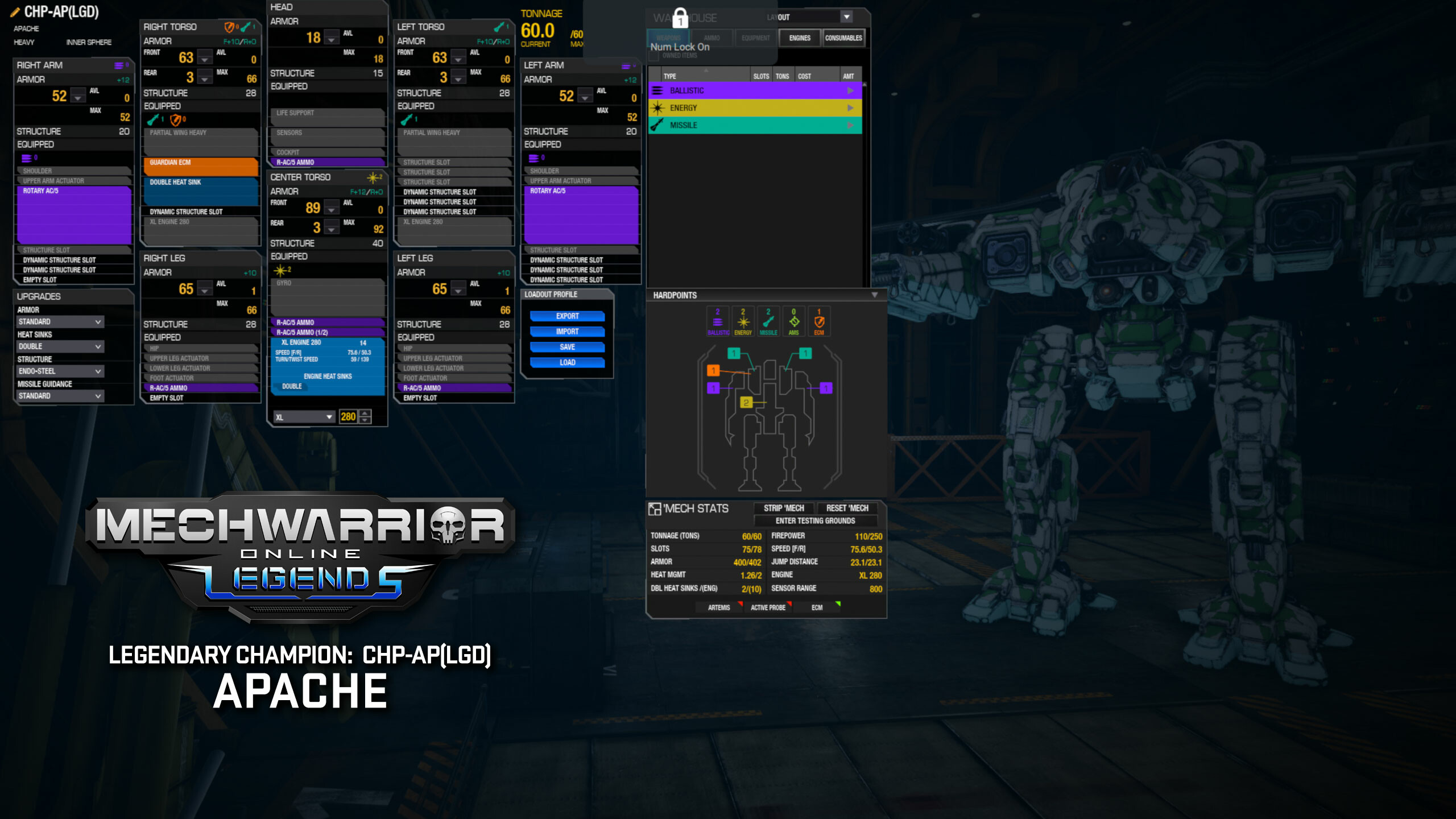 MechWarrior Online™ - Apache Legendary Mech Pack screenshot 4