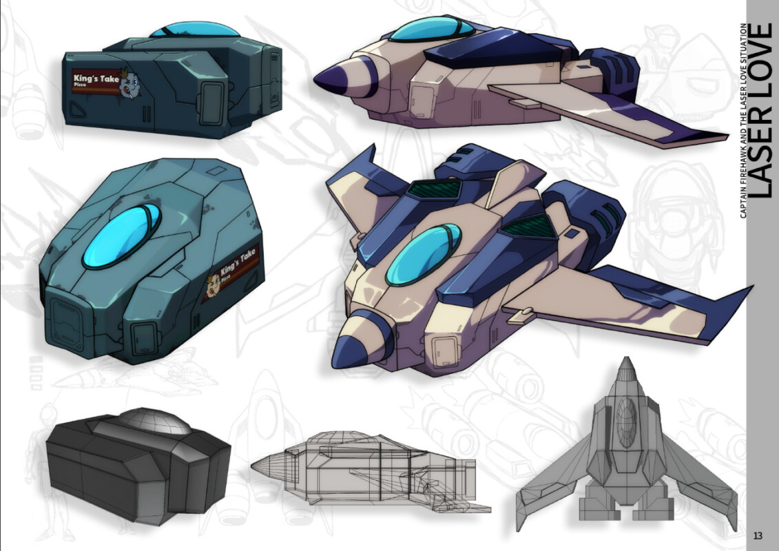 Captain Firehawk - Artbook screenshot 3