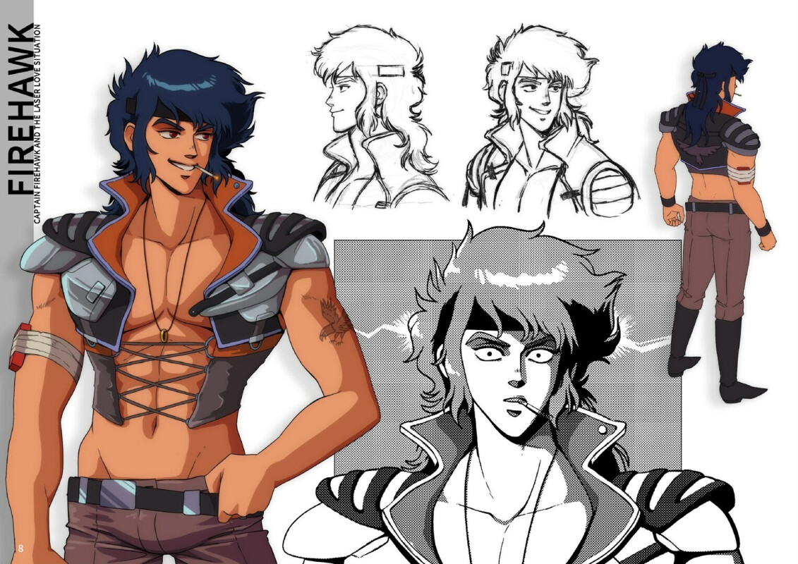 Captain Firehawk - Artbook screenshot 2